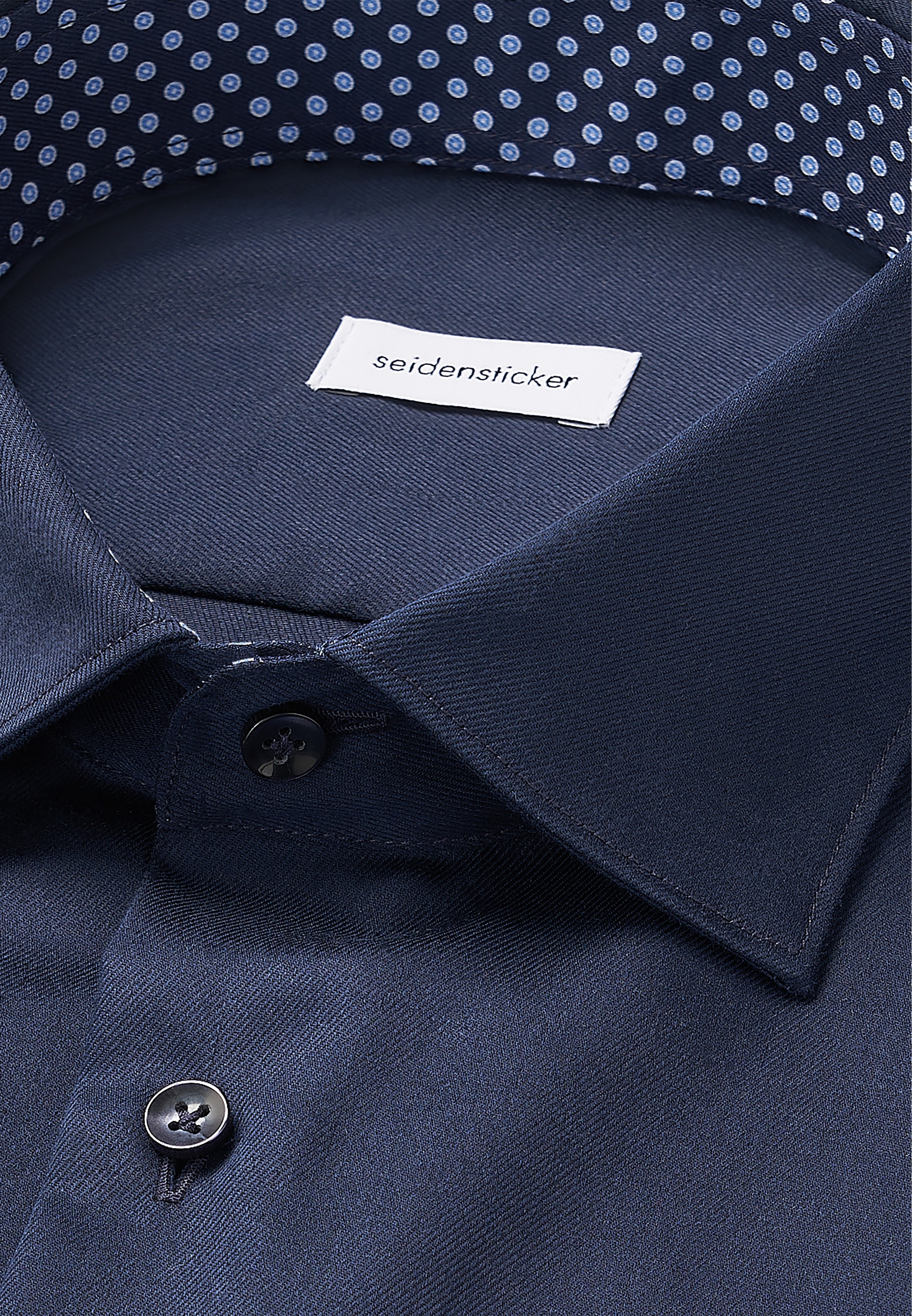 seidensticker Businesshemd »Schwarze Rose« Slim 1/1 Kentkragen Uni