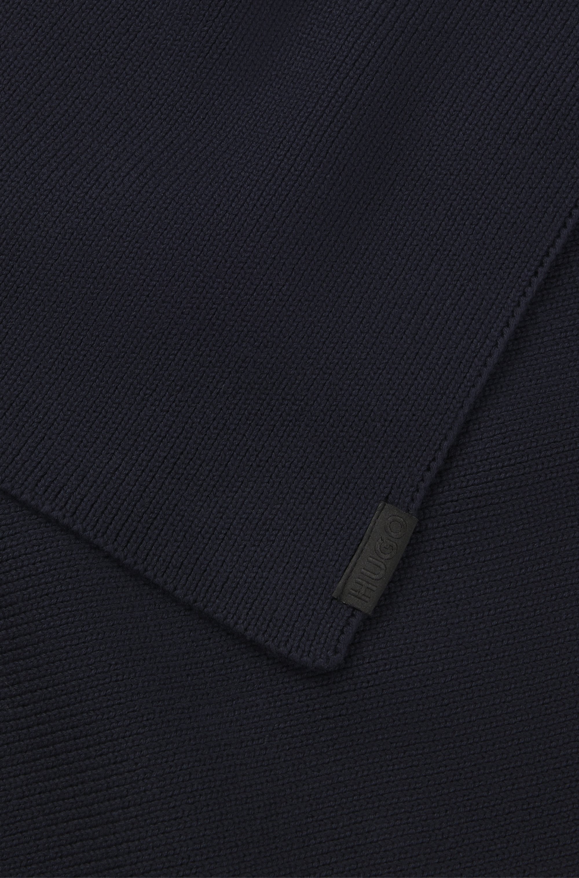 HUGO Strickschal »Zential« aus reiner Baumwolle, unisex