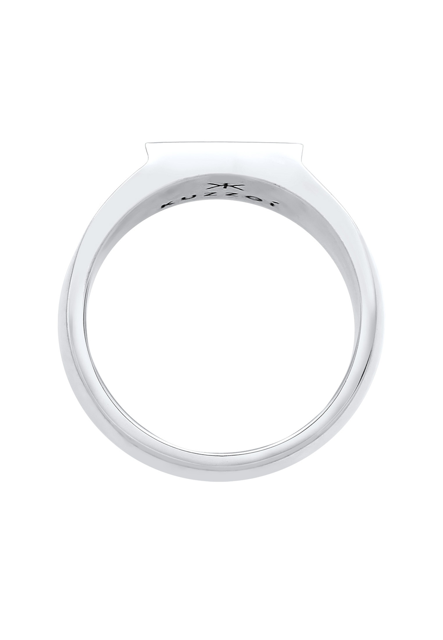 Kuzzoi Siegelring »Ring Herren Siegelring Rechteckig Klassik 925 Silber«