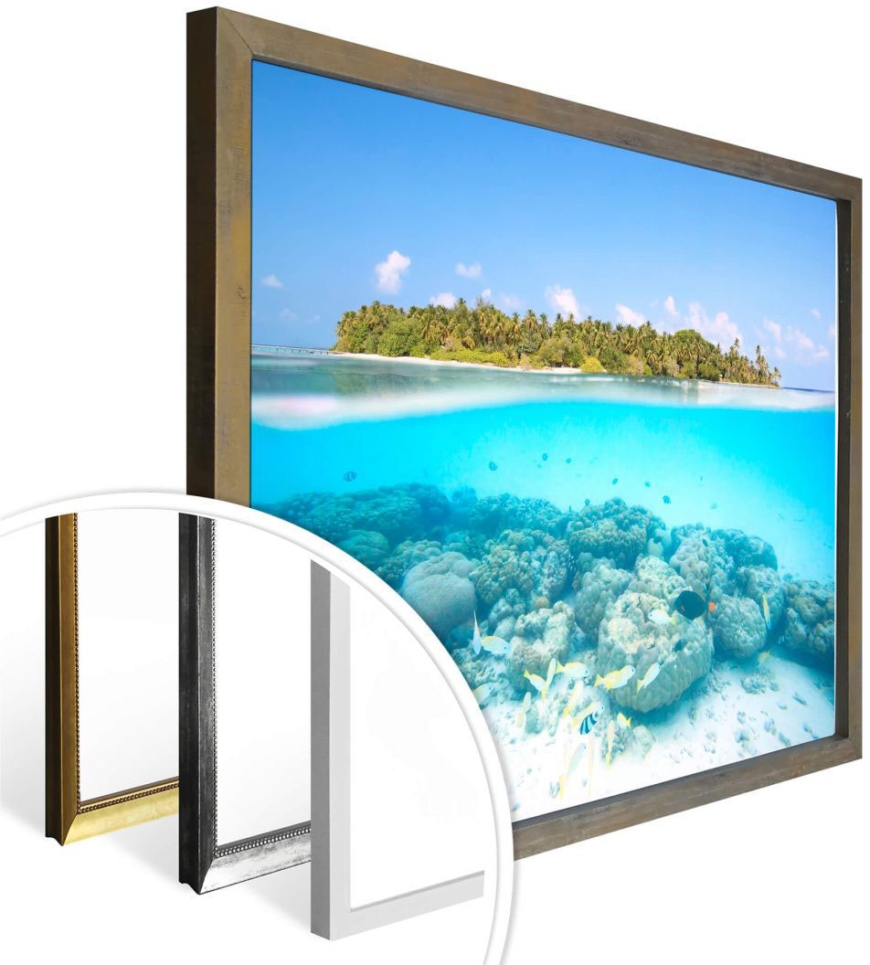 Wall-Art Poster »Unterwasserwelt Malediven«, Meer, (1 St.), Poster, Wandbild,  Bild, Wandposter bestellen im OTTO Online Shop