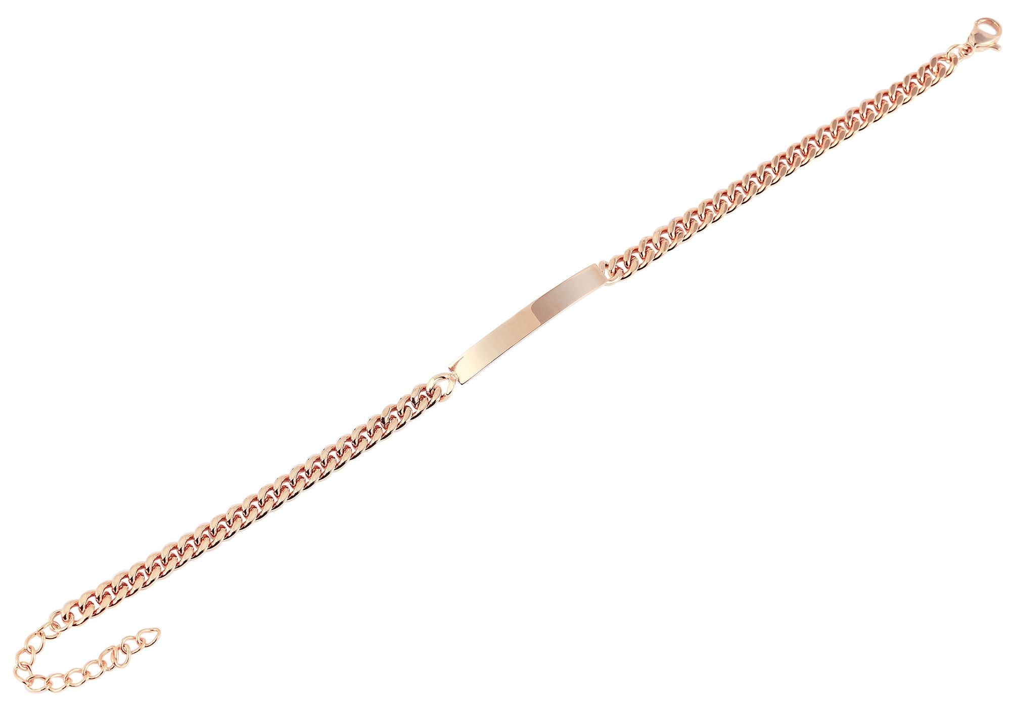 Adelia´s Panzerarmband »Unisex Armband ¿ Panzerarmband aus Edelstahl 21 cm«