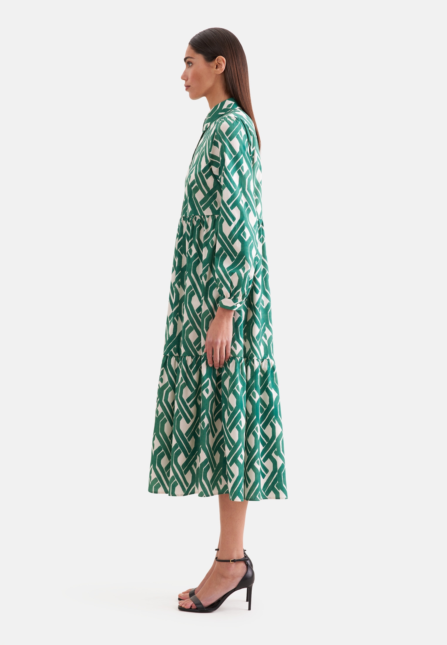 seidensticker Sommerkleid 1/1 Kragen Druck