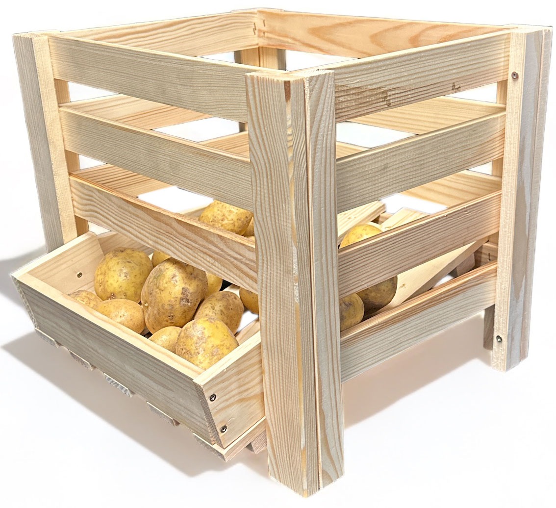 promadino Holzkiste »Kartoffelkiste«, BxTxH: 40x36x33 cm