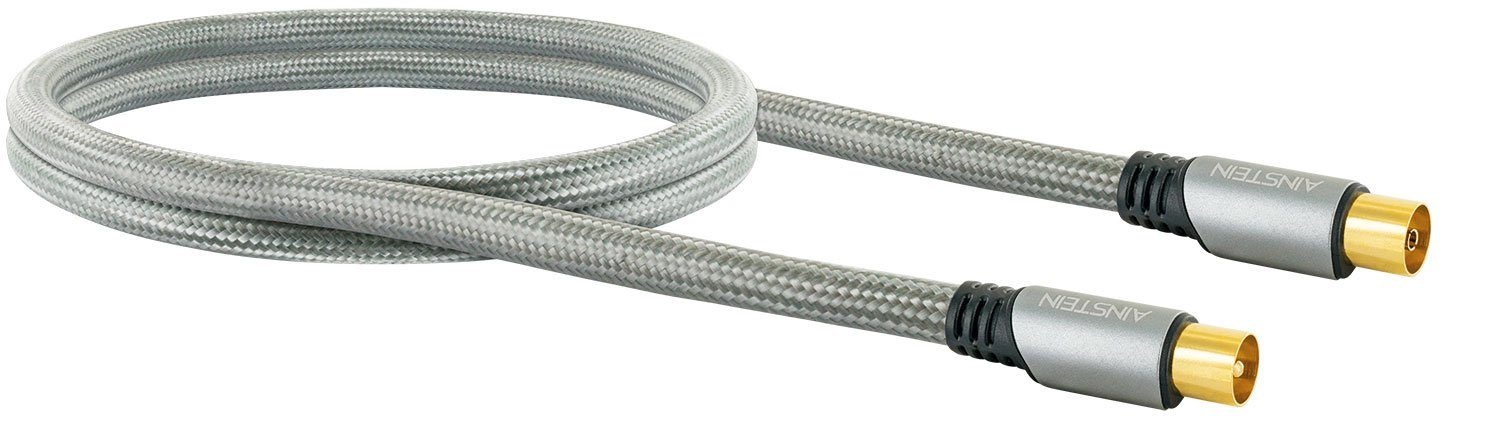 HDTV Antennenkabel, 4-fach geschirmt, 75 Ohm, vergoldete Stecker...