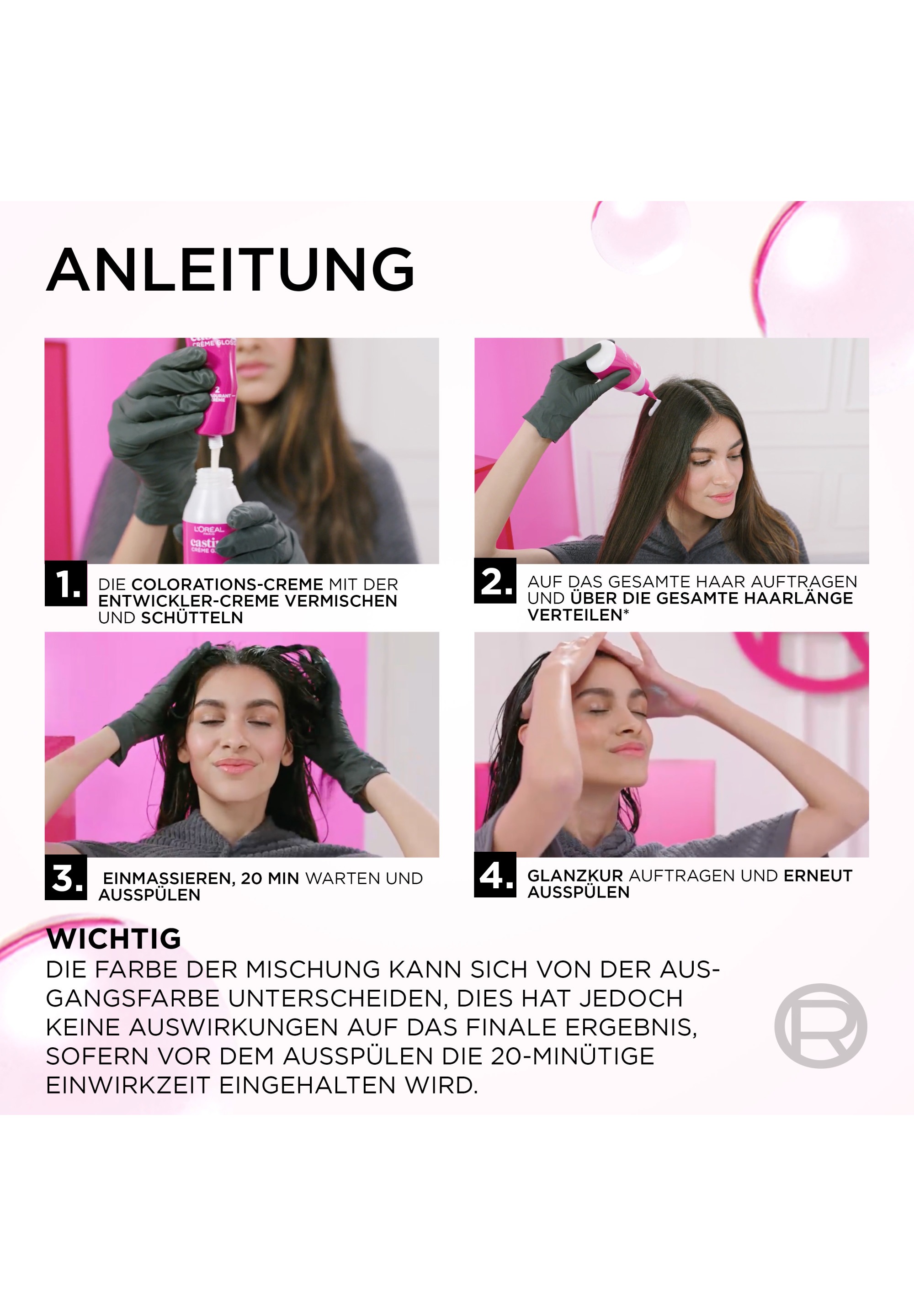 L'ORÉAL PARIS Coloration »L'Oréal Paris Casting Crème Gloss (3 Stück)«