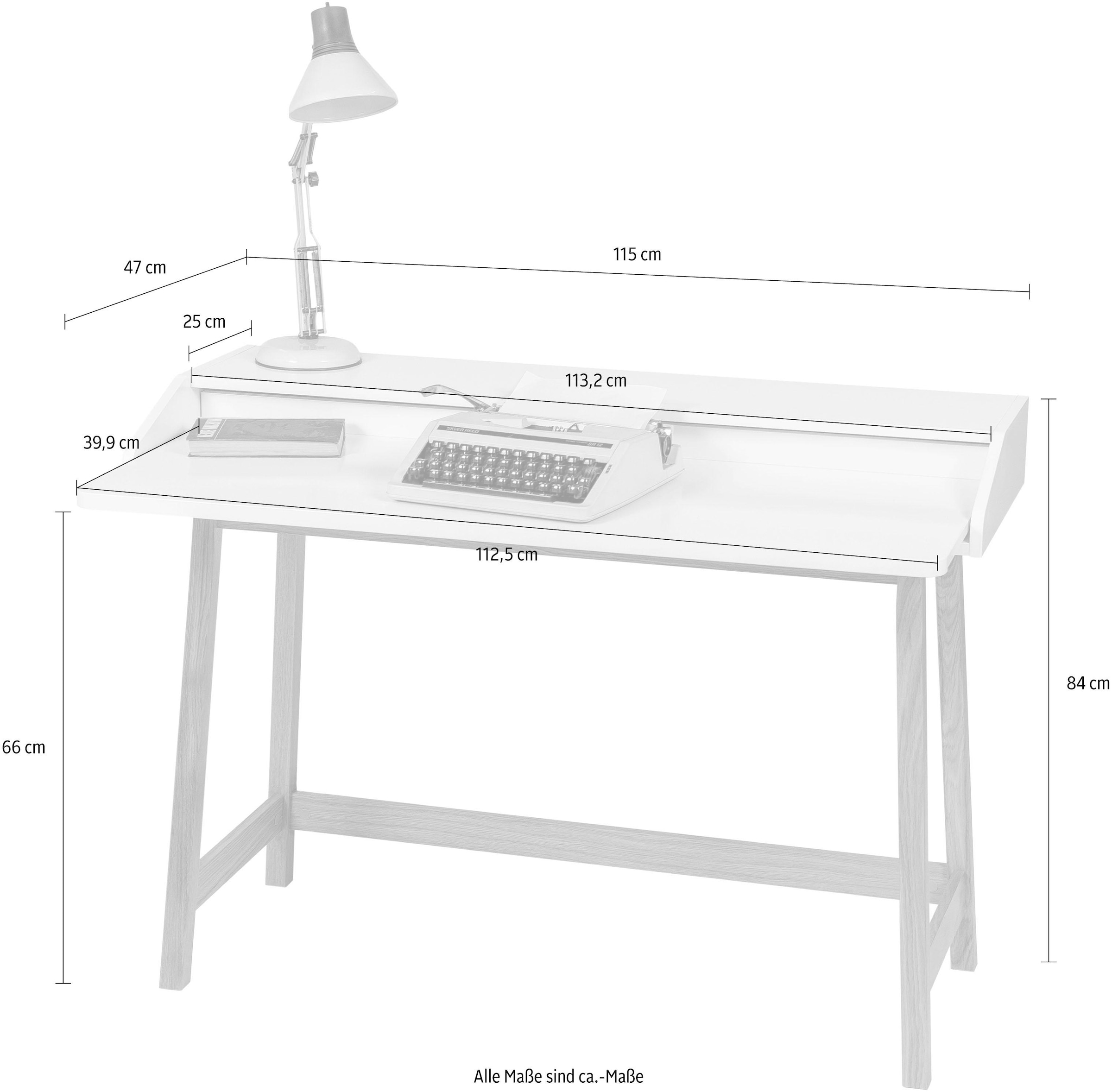 Woodman Schreibtisch »St. James«, Home Office Schreibtisch, Laptoptisch