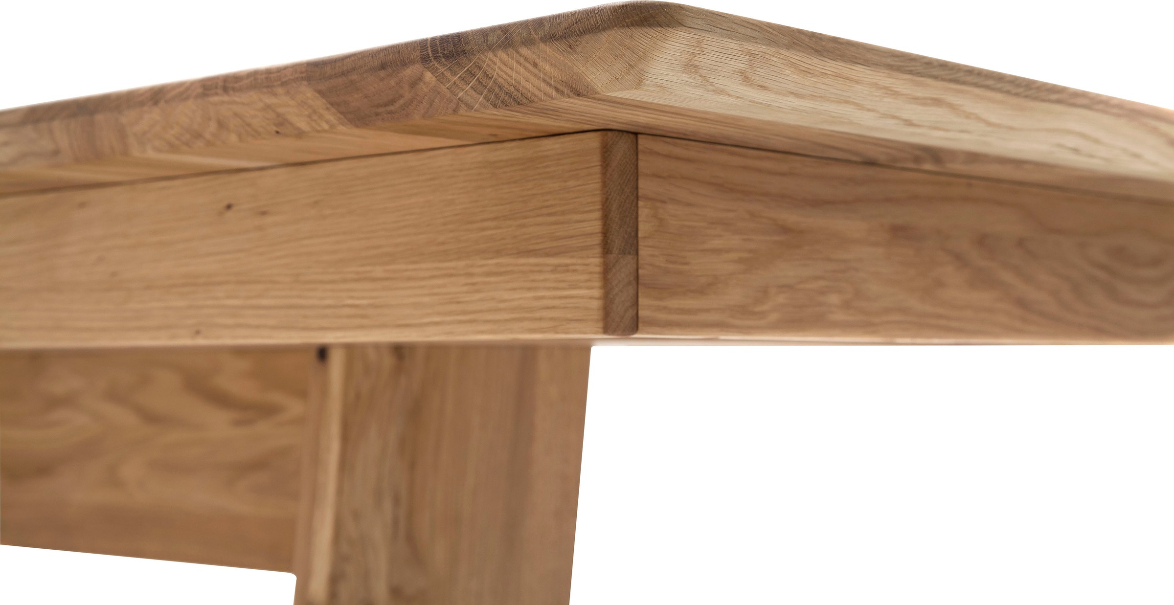 MCA furniture Esstisch »Cuba«, Esstisch Massivholz ausziehbar, Tischplatte mit Synchronauszug