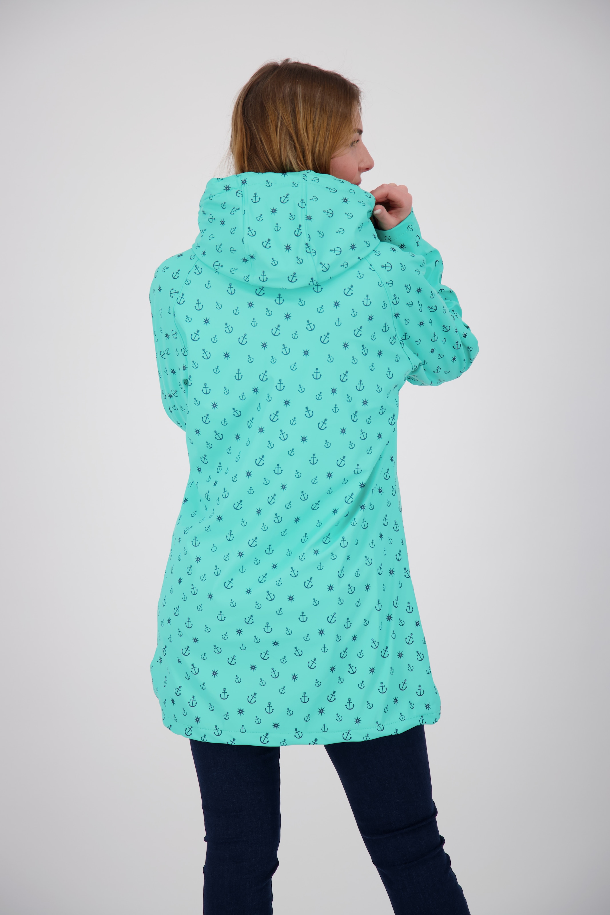 DEPROC Active Regenjacke »Friesennerz HALIFAX ANCHOR WOMEN«, auch in Großen Größen erhältlich