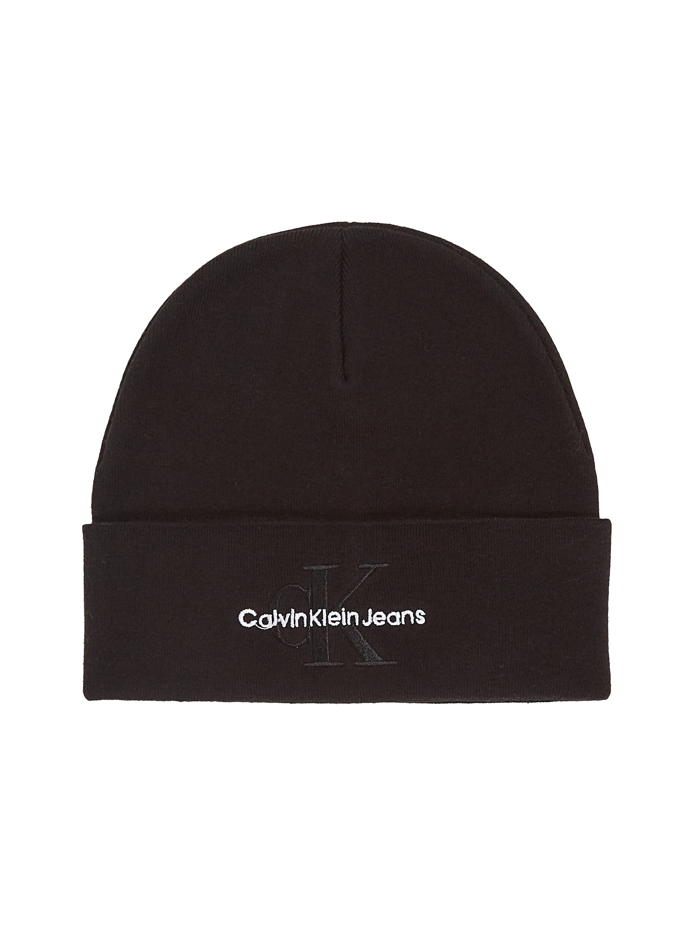 Calvin Klein Jeans Beanie »MONO LOGO EMBRO BEANIE«, mit Logostickerei
