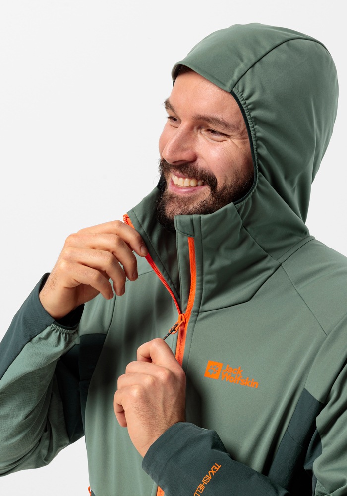 Jack Wolfskin Outdoorjacke »BRISSTAL HOODY M«, mit Kapuze