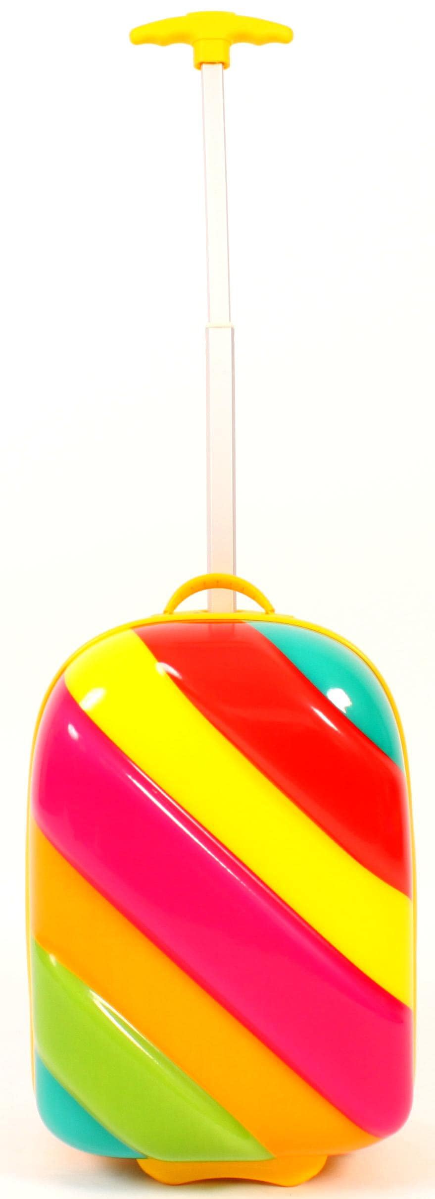 CHIC2000 Kinderkoffer »Bouncie, Rainbow candy«, 2 Rollen, Hartschalen-Trolley