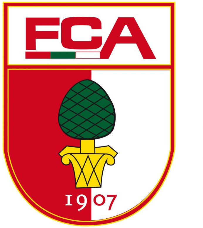 Wall-Art Wandtattoo »Fußball FC Augsburg Logo«, (1 St.), selbstklebend, entfernbar