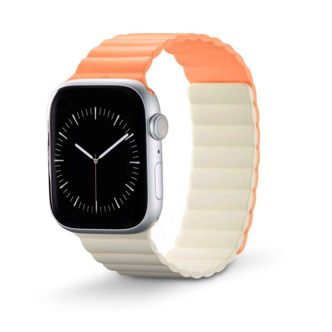 Hama Wechselarmband »Apple Watch Armband mit Magnetverschluss, für Apple Watch 38/40/41 mm«, Einheitsgröße, nicht klebrig, Silikon-Look