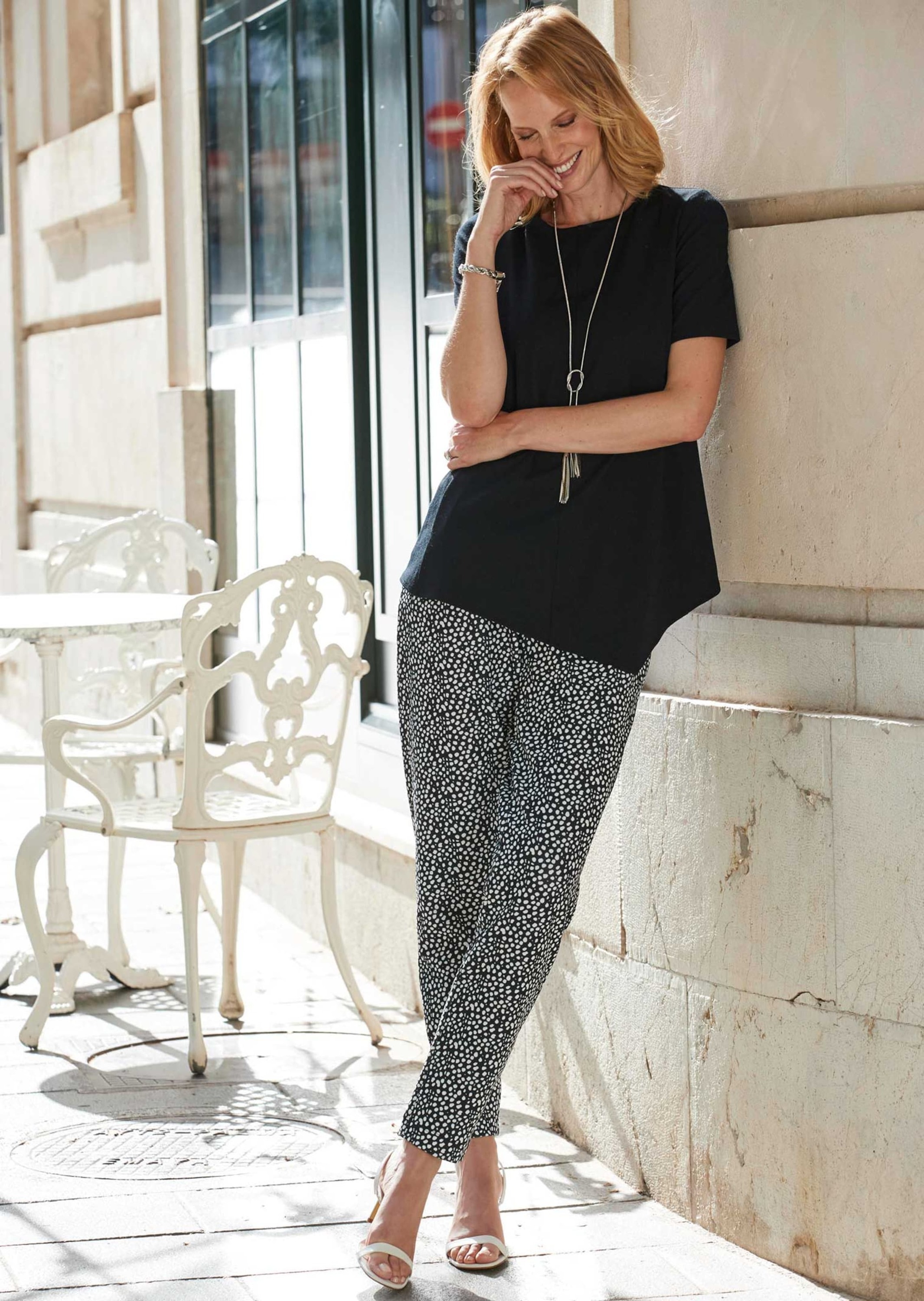 GOLDNER Langarm-Poloshirt »Zipfelshirt«