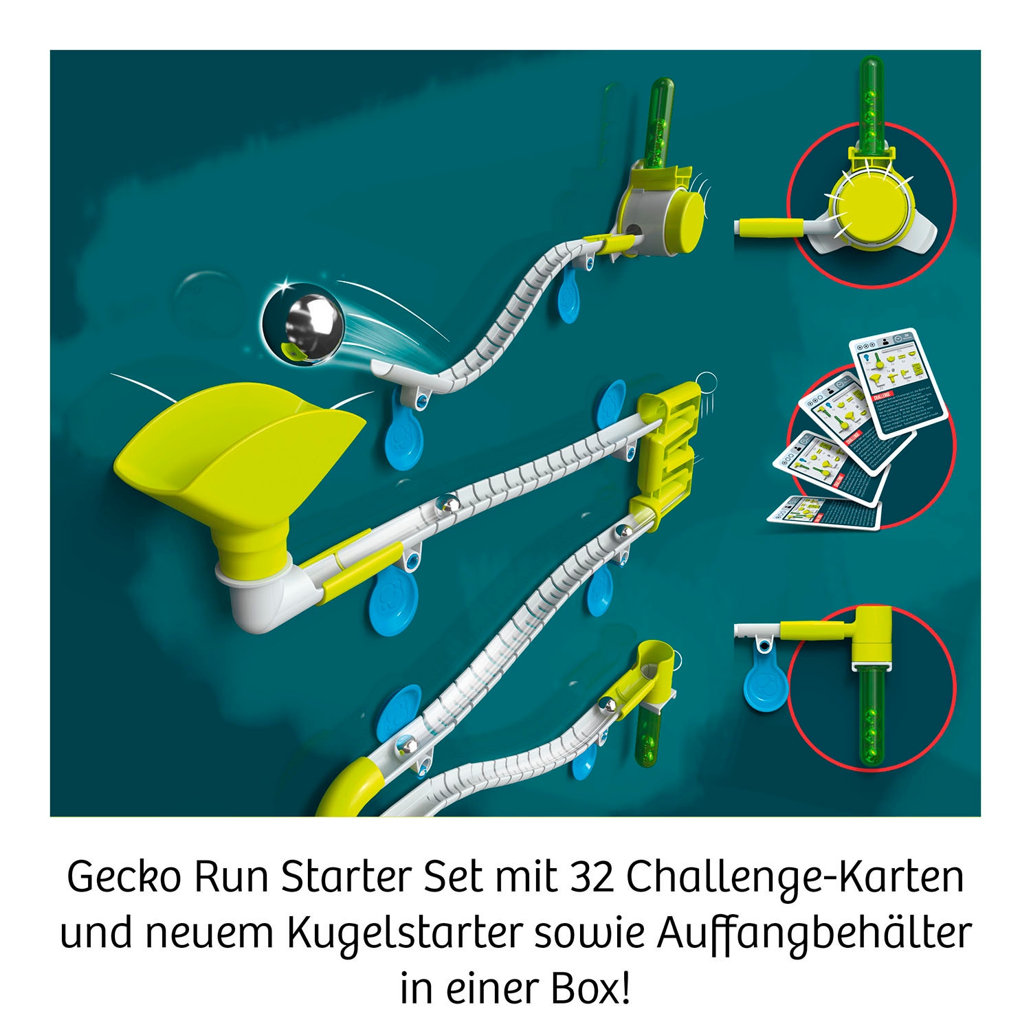 Kosmos Kugelbahn »Gecko Run Challenge XXL«, Made in Germany