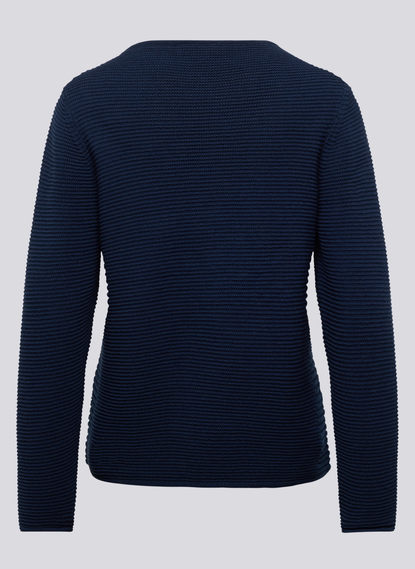 Rabe Strickpullover in Streifen-Ripp-Optik