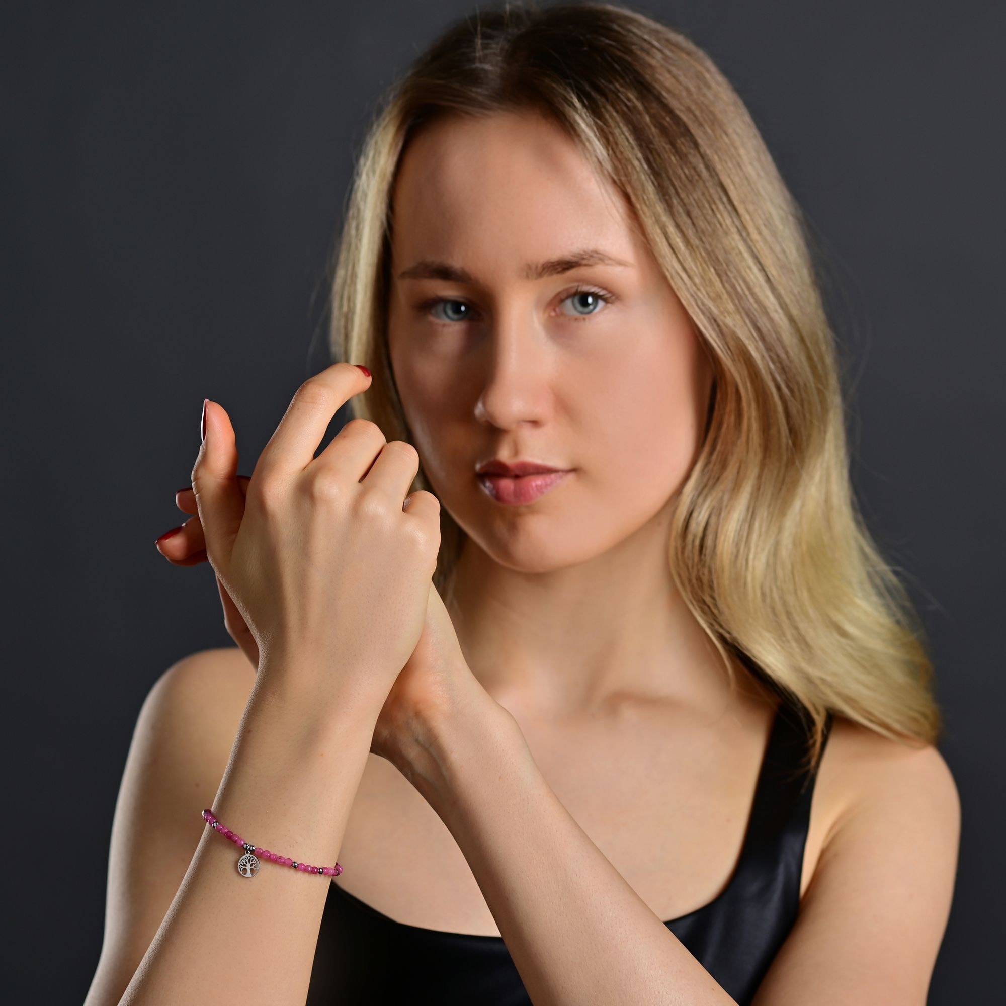 Adelia´s Kettenanhänger »Damen Anhänger ¿ Lebensbaumanhänger aus Edelstahl mit Perle«