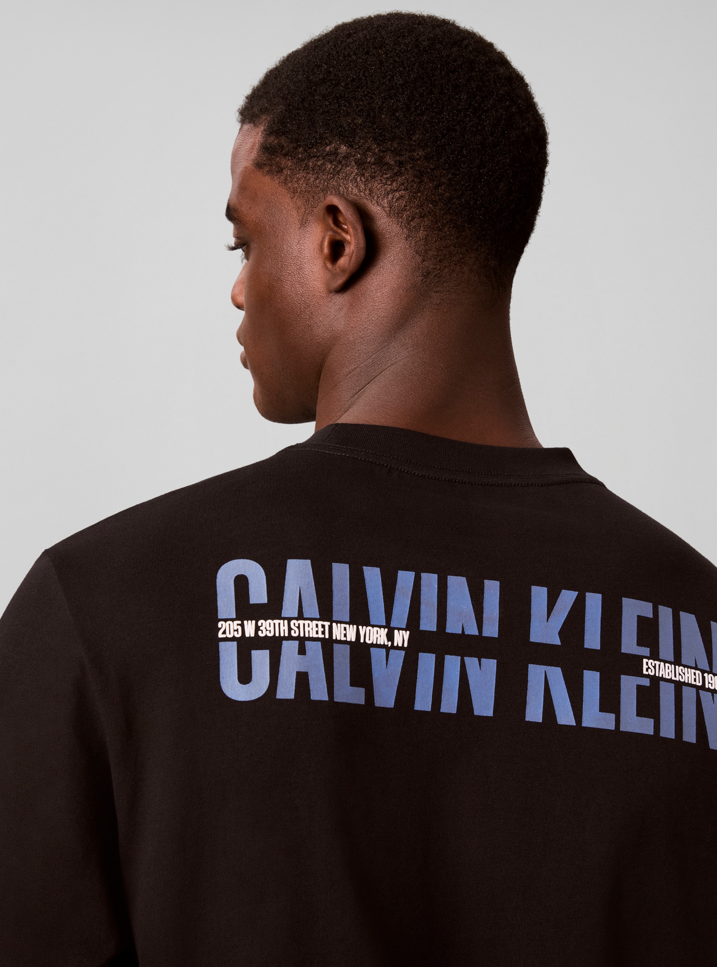 Calvin Klein Jeans Langarmshirt »EASY 20S RETRO CALVIN BACK« Regular fit mit Markenprint