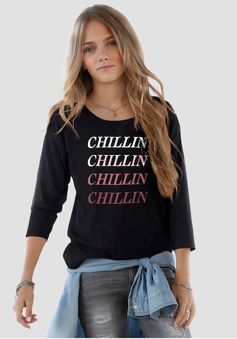 Arizona 3/4-Arm-Shirt »CHILLIN«, Ärmel in Fledermausoptik kaufen