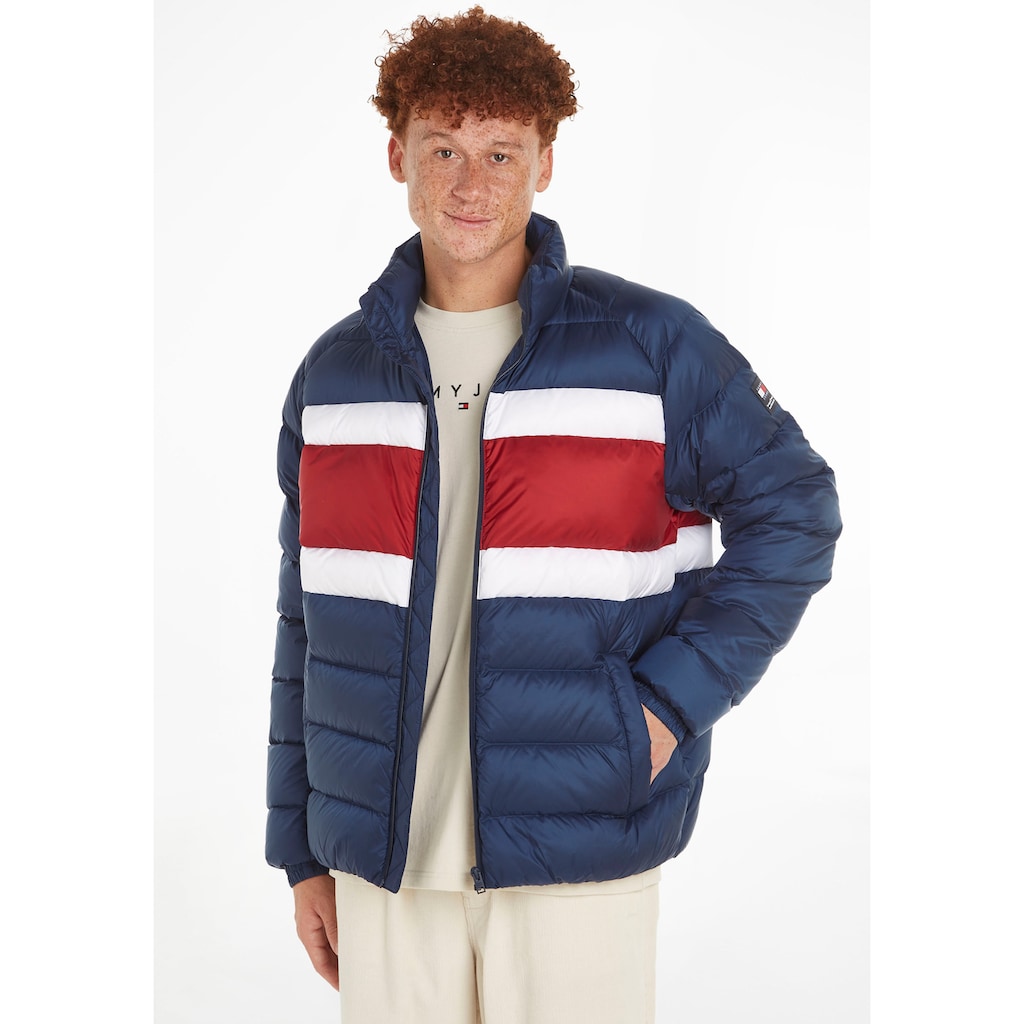 Tommy Jeans Plus Steppjacke »TJM BLOCK STRIPE LT DOWN JKT EXT«