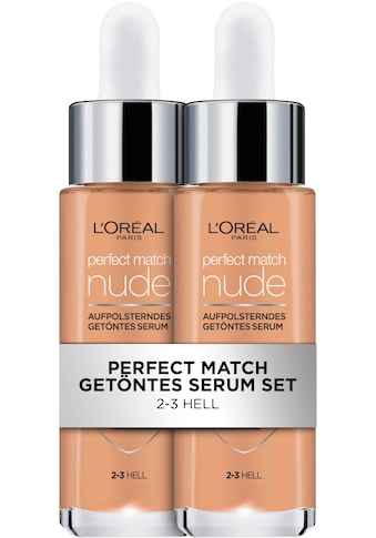 Gesichtslotion »L'Oréal Paris Doppelpack Perfect Match Serum«, (Packung, 2 tlg.)