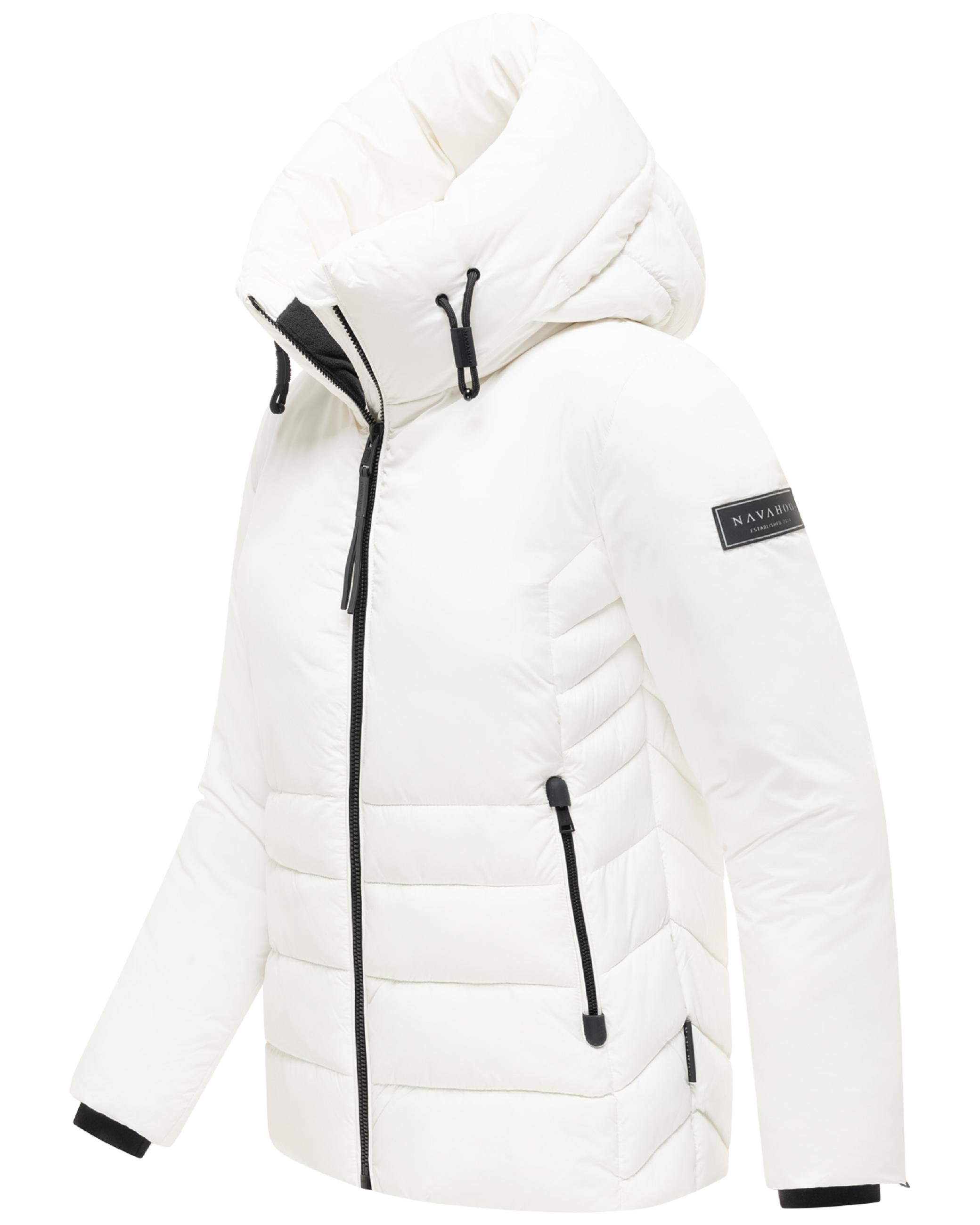 Navahoo Outdoorjacke »Outdoorjacke Waldengel XIV« mit Kapuze Damen Winter Steppjacke mit Kapuze und Kordelzug