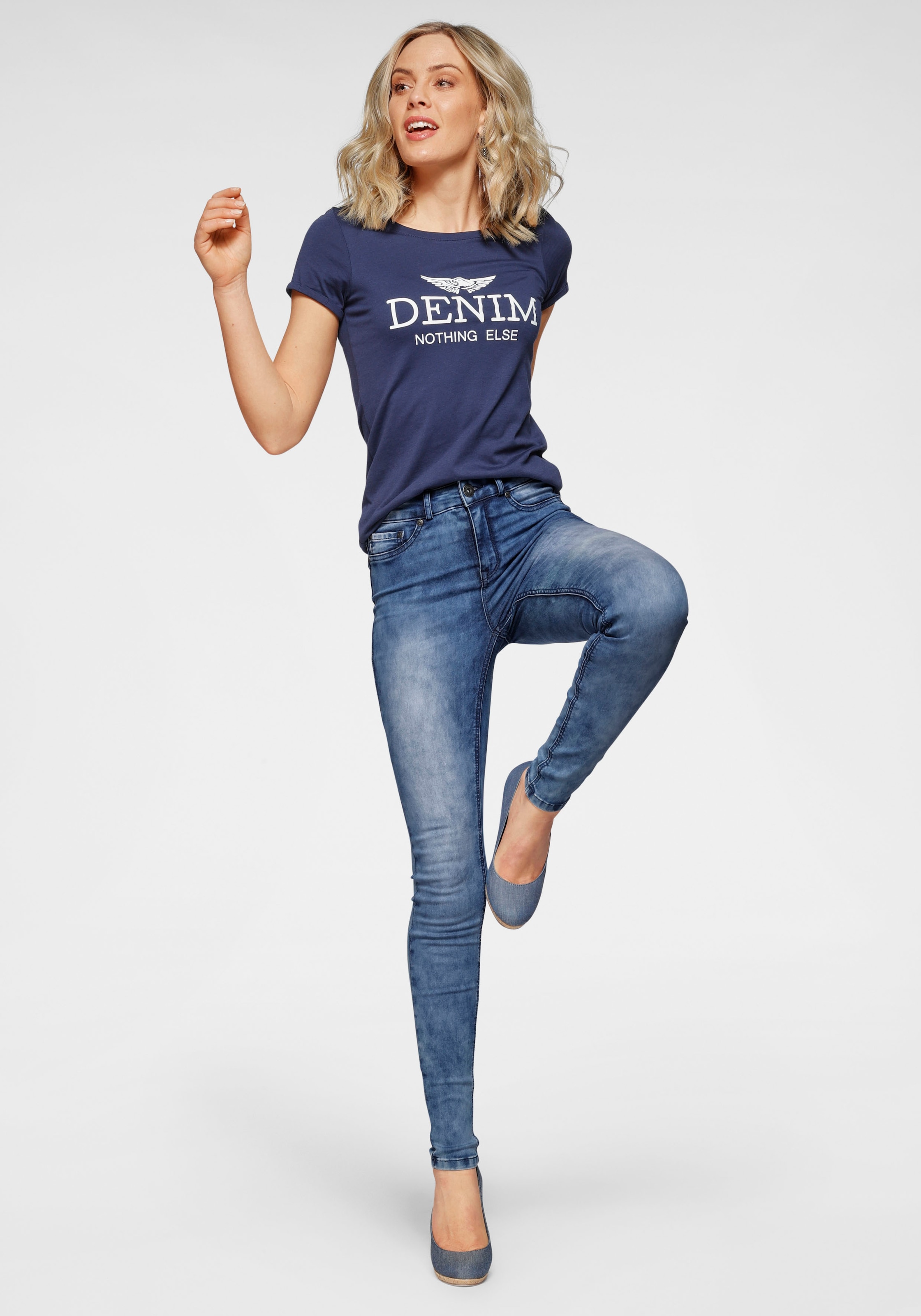 »Ultra OTTO Shop washed«, Online im moon Jeans Arizona Moonwashed Stretch Skinny-fit-Jeans