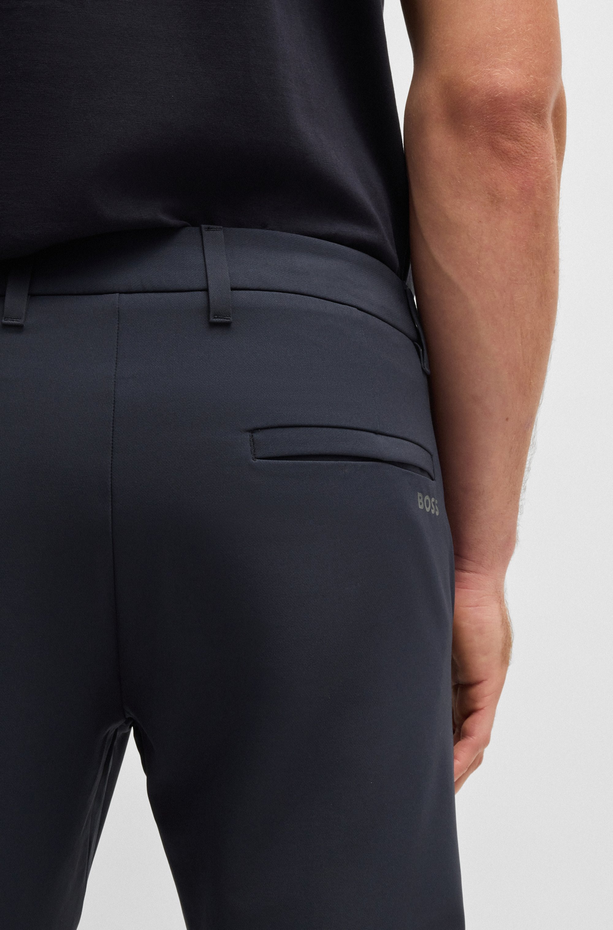 BOSS GREEN Stretch-Hose »T Commuter-Slim«, in schmaler Passform