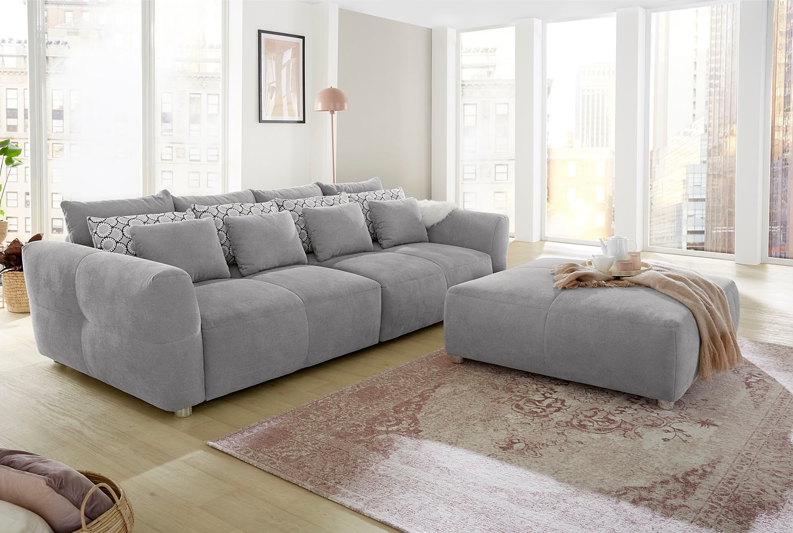 Jockenhöfer Gruppe Big-Sofa OTTO Federkernpolsterung mit Online »Gulliver«, angenehmen für Shop Sitzkomfort kuscheligen