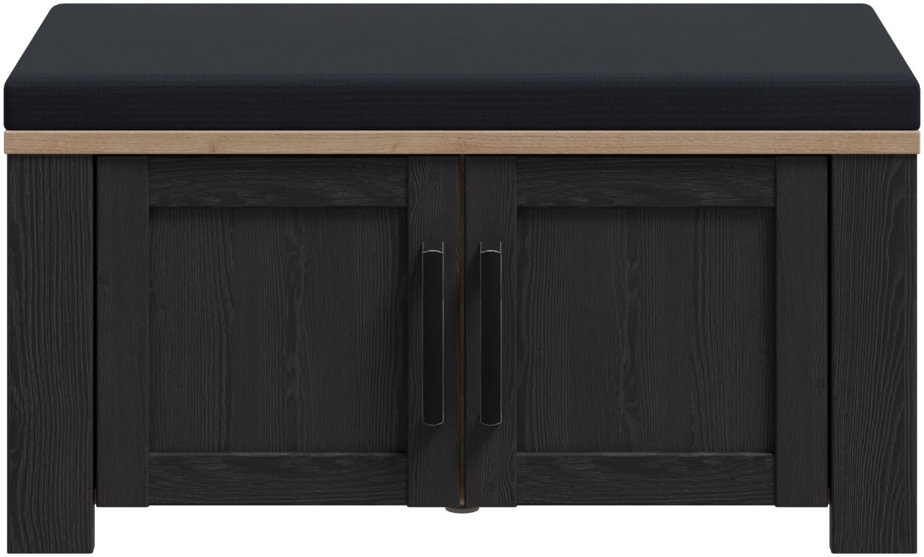 FORTE Polsterbank »Bohol, Garderobenbank mit Sitzpolster, Stauraum« B/H/T 86,5/45/42cm