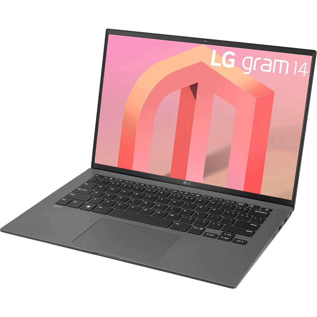 LG Notebook »gram 14«, 35,5 cm, / 14 Zoll, Intel, Core i7, Iris Xe Graphics, 1000 GB SSD