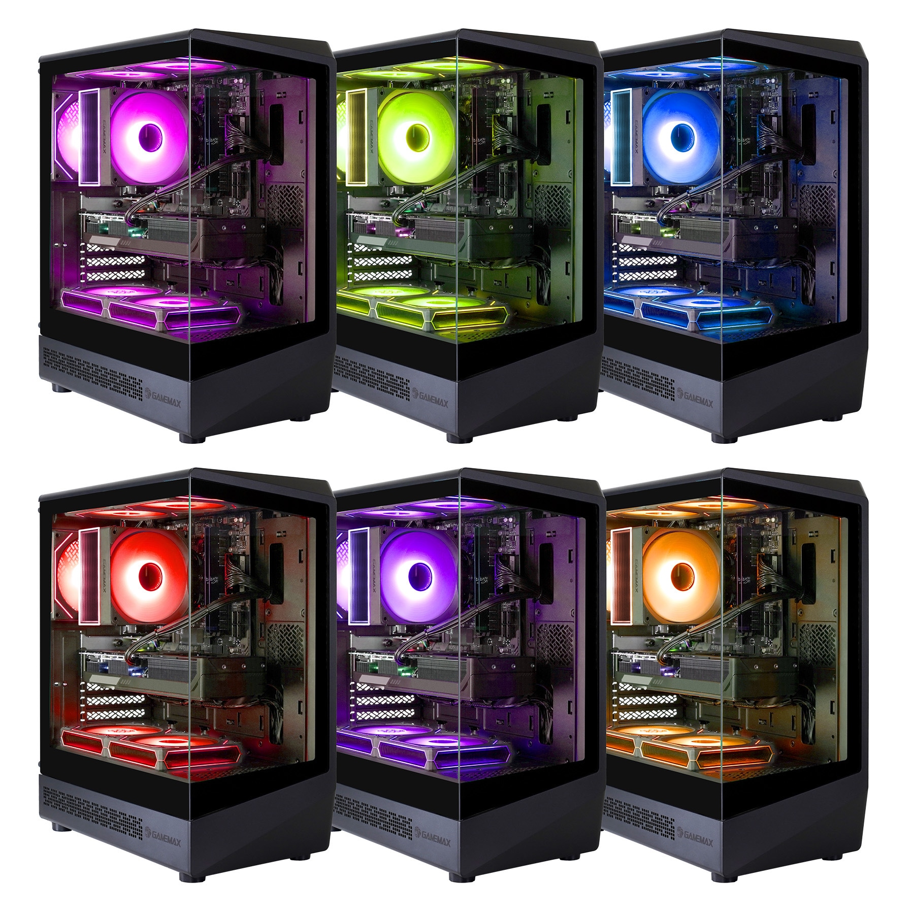 GAMEMAX Gaming-PC »VISTA COC AB 8041 AMD Ryzen 5 9600X 16GB DDR5 1TB SSD RX 9070« Windows 11, DDR5 RAM