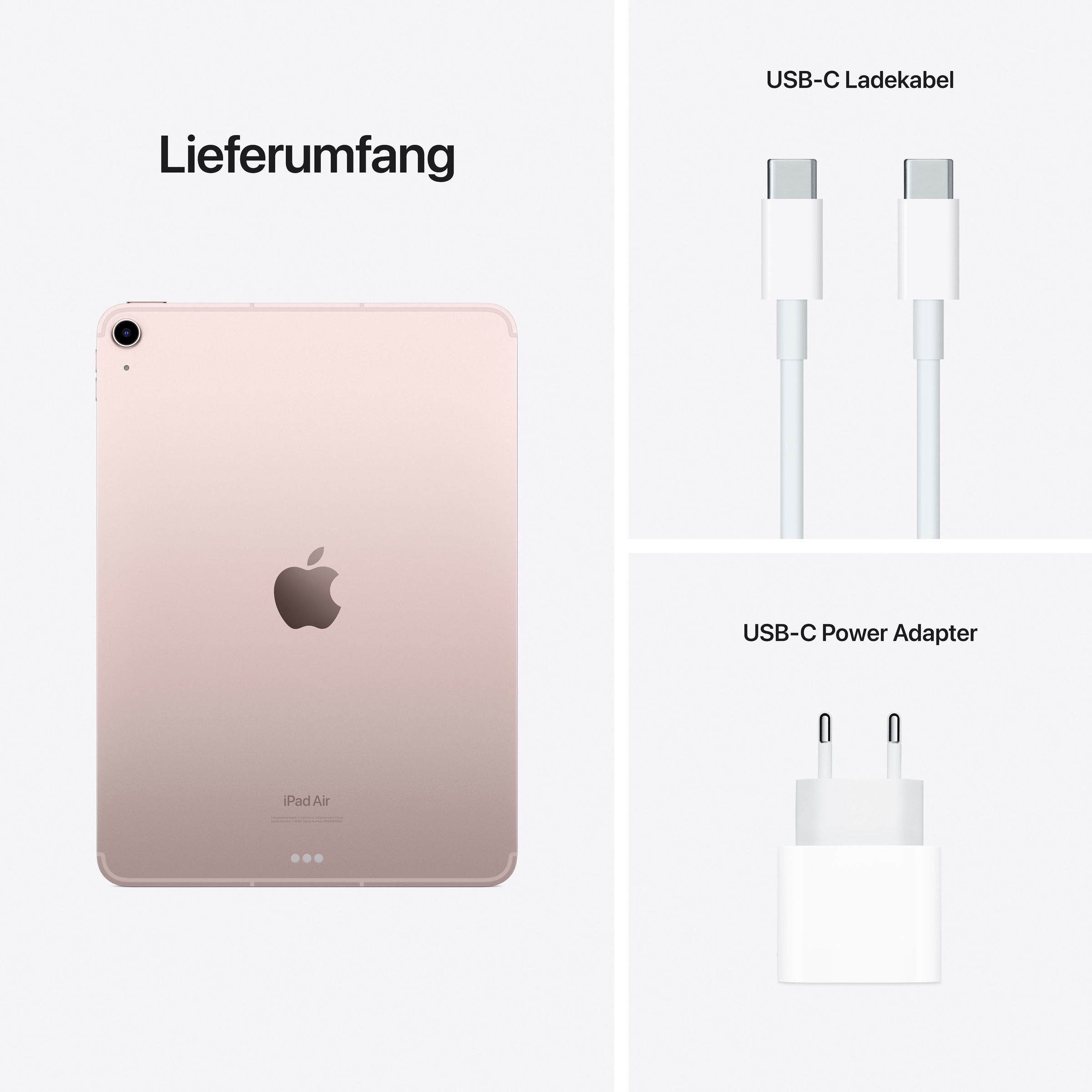 Apple Tablet »iPad Air (2022)«, (27,69 cm / 10,9 Zoll), iPadOS, 5G,)