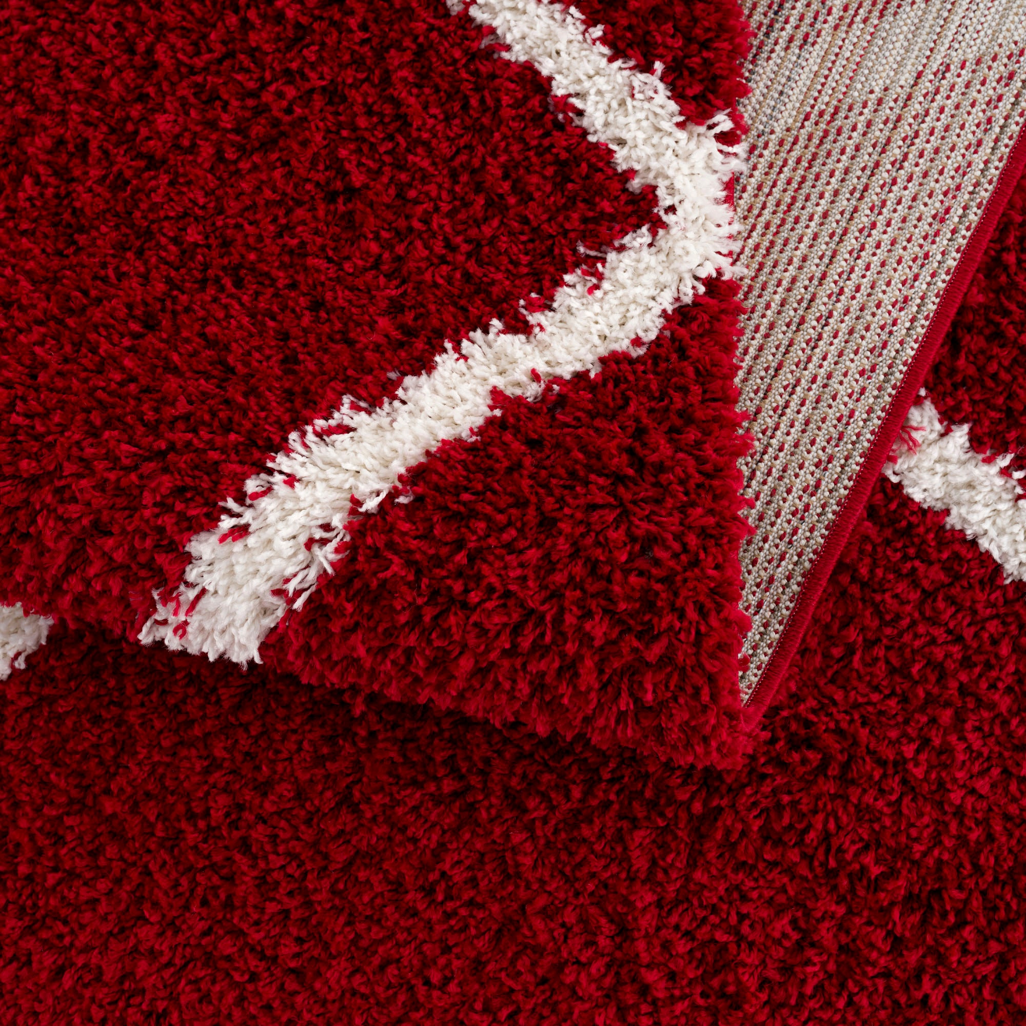 Sanat Hochflor-Teppich »Madrid«, rechteckig, 30 mm Höhe, Wohnzimmer, Langflor, Shaggy Teppich