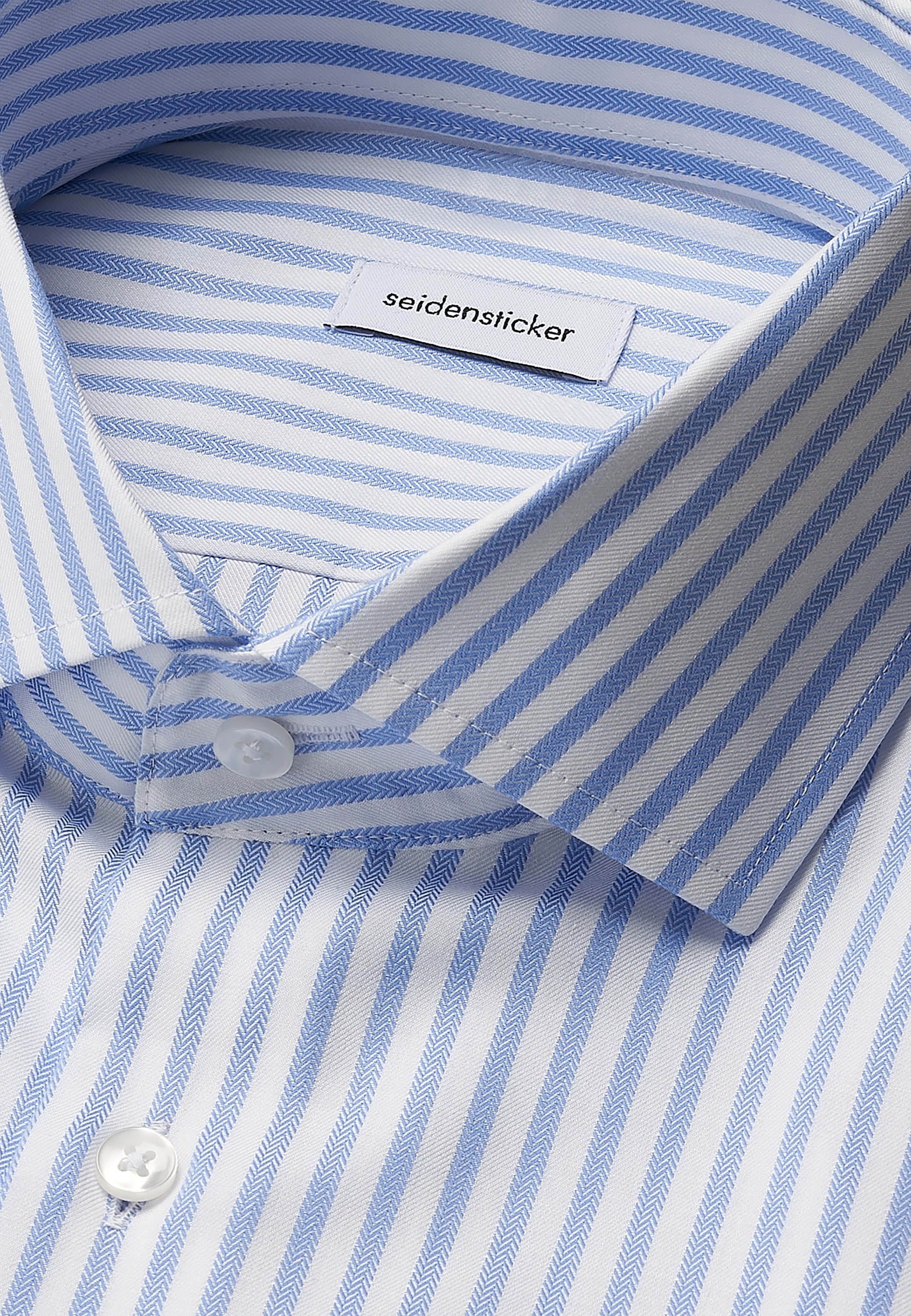 seidensticker Businesshemd »Schwarze Rose«, X-Slim 1/1 Kentkragen Gestreift