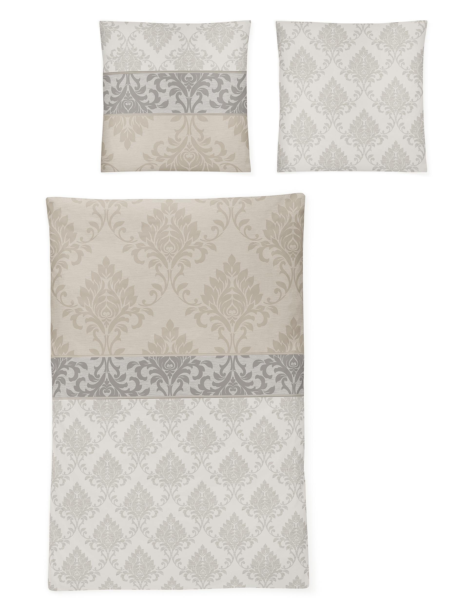 Irisette Bettwäsche »Angel 8432« 2 Stk. tlg. hochwertig und traumhaft weich in beige, Größe B/L: 80 cm x 80 cm