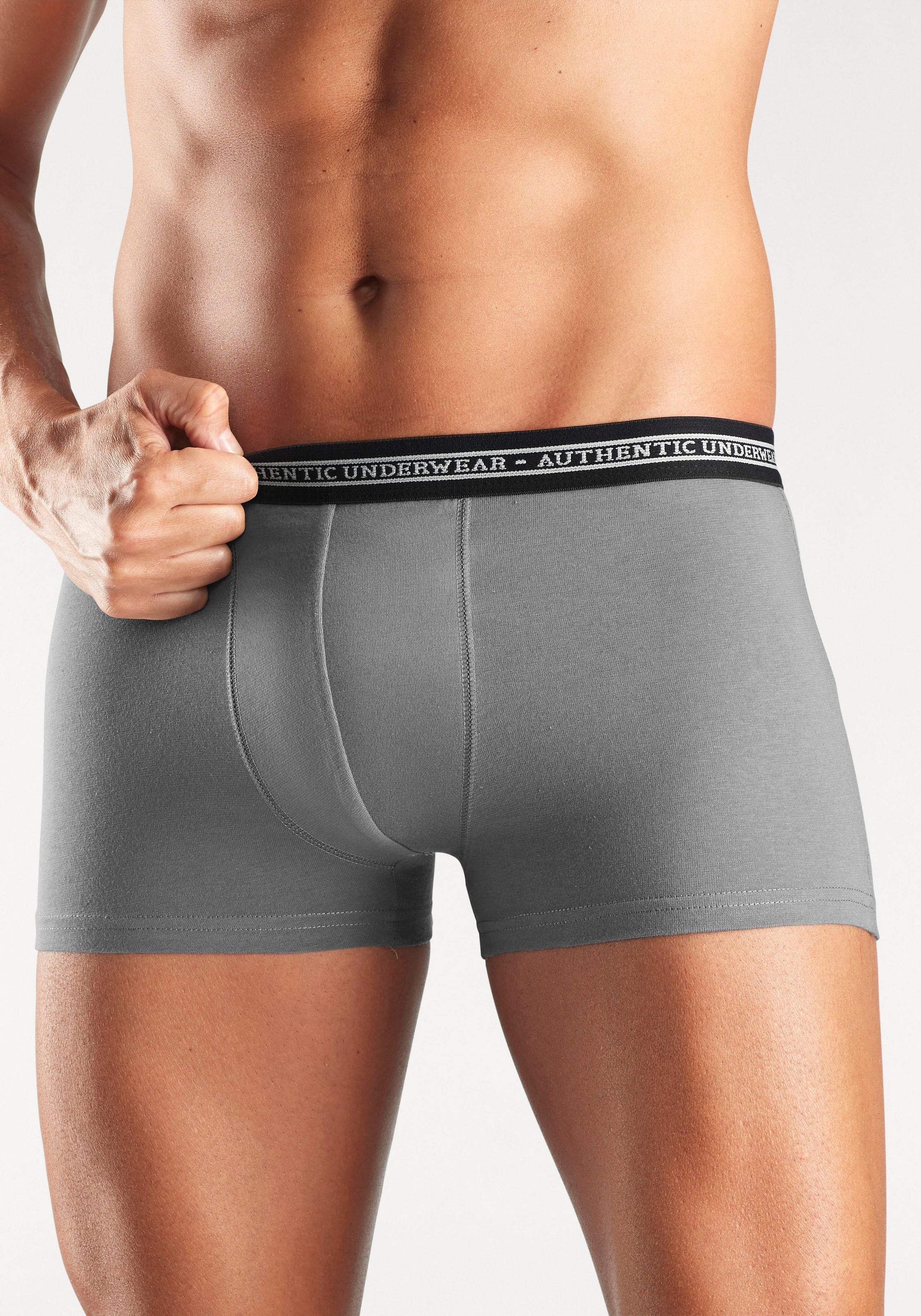 St.), mit AUTHENTIC schwarzer Logoschriftzug bestellen online OTTO 4 UNDERWEAR bei Boxer, Webbund (Packung,