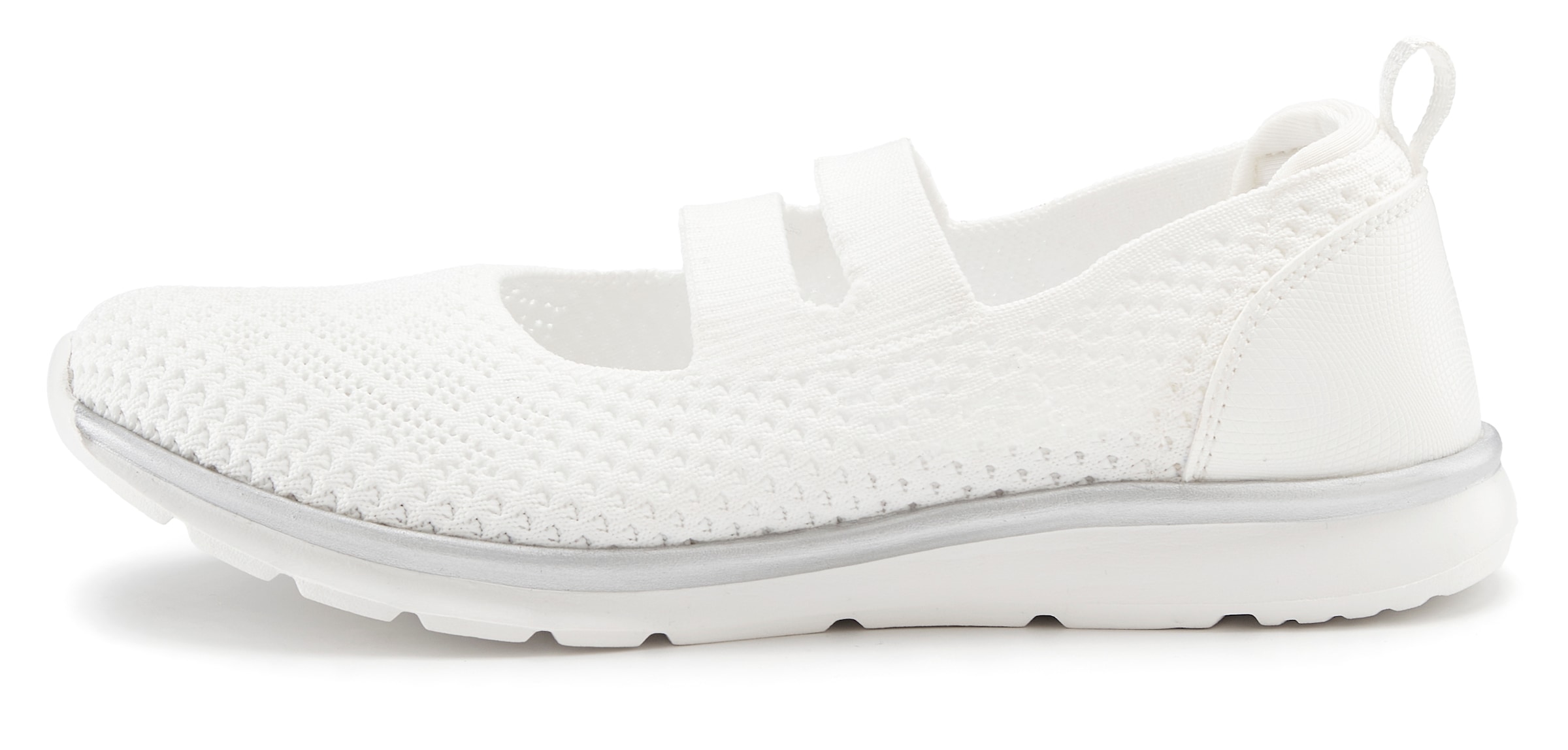 LASCANA Slipper »Riemchenballerina, Slip-On-Sneaker, Freizeitschuh«  Ballerina, Halbschuhe zum Reinschlüpfen VEGAN