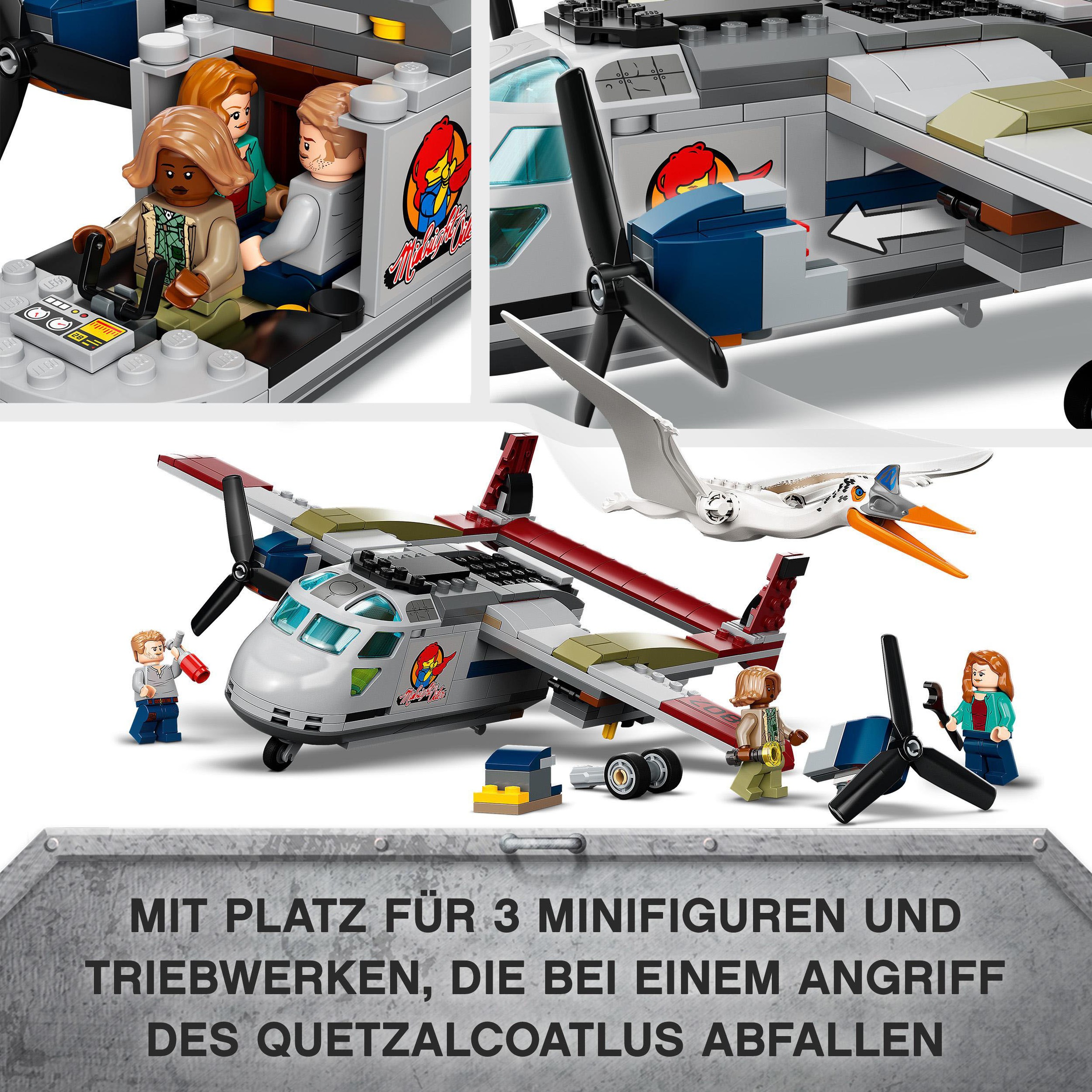 LEGO® Konstruktionsspielsteine »Quetzalcoatlus: Flugzeug-Überfall (76947), LEGO® Jurassic World«, (306 St.), Made in Europe