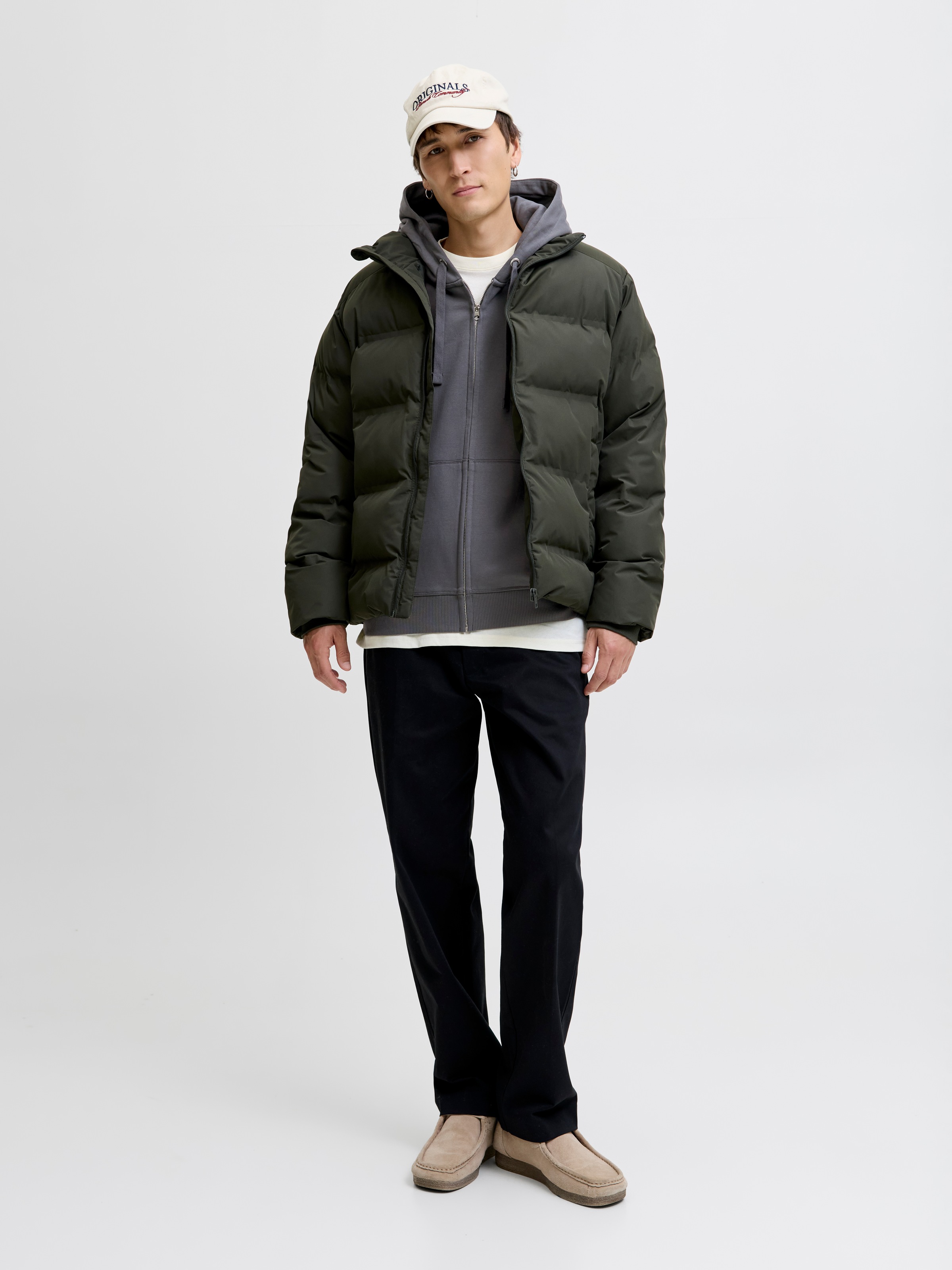 Jack & Jones Kapuzensweatshirt »JORNORREBRO EMB SWEAT ZIP HOOD NOOS«