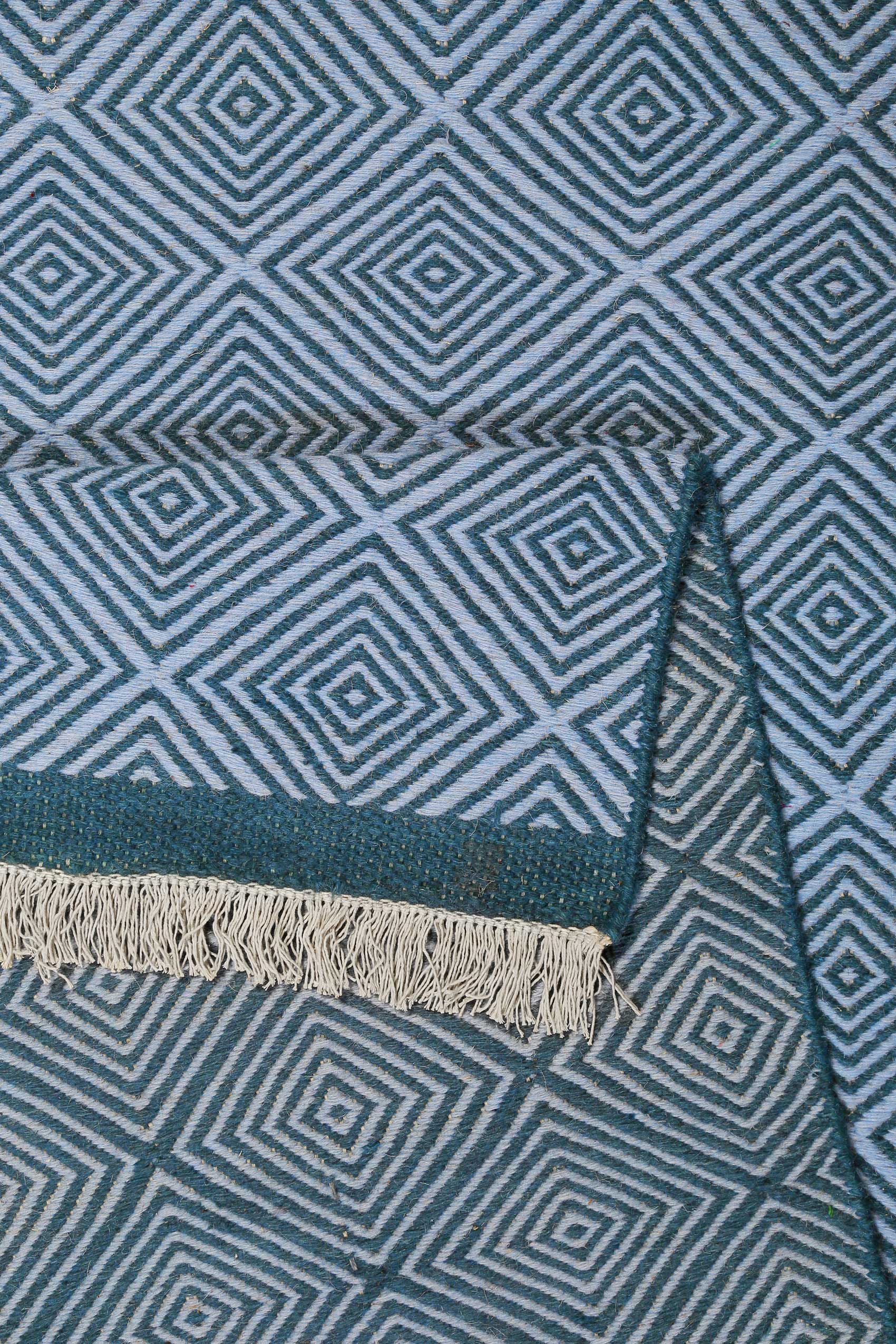 Esprit Wollteppich »Cairo ESP-2206«, rechteckig, 10 mm Höhe, Naturfaserteppich mit Fransen im modernen Design, Wohnzimmer