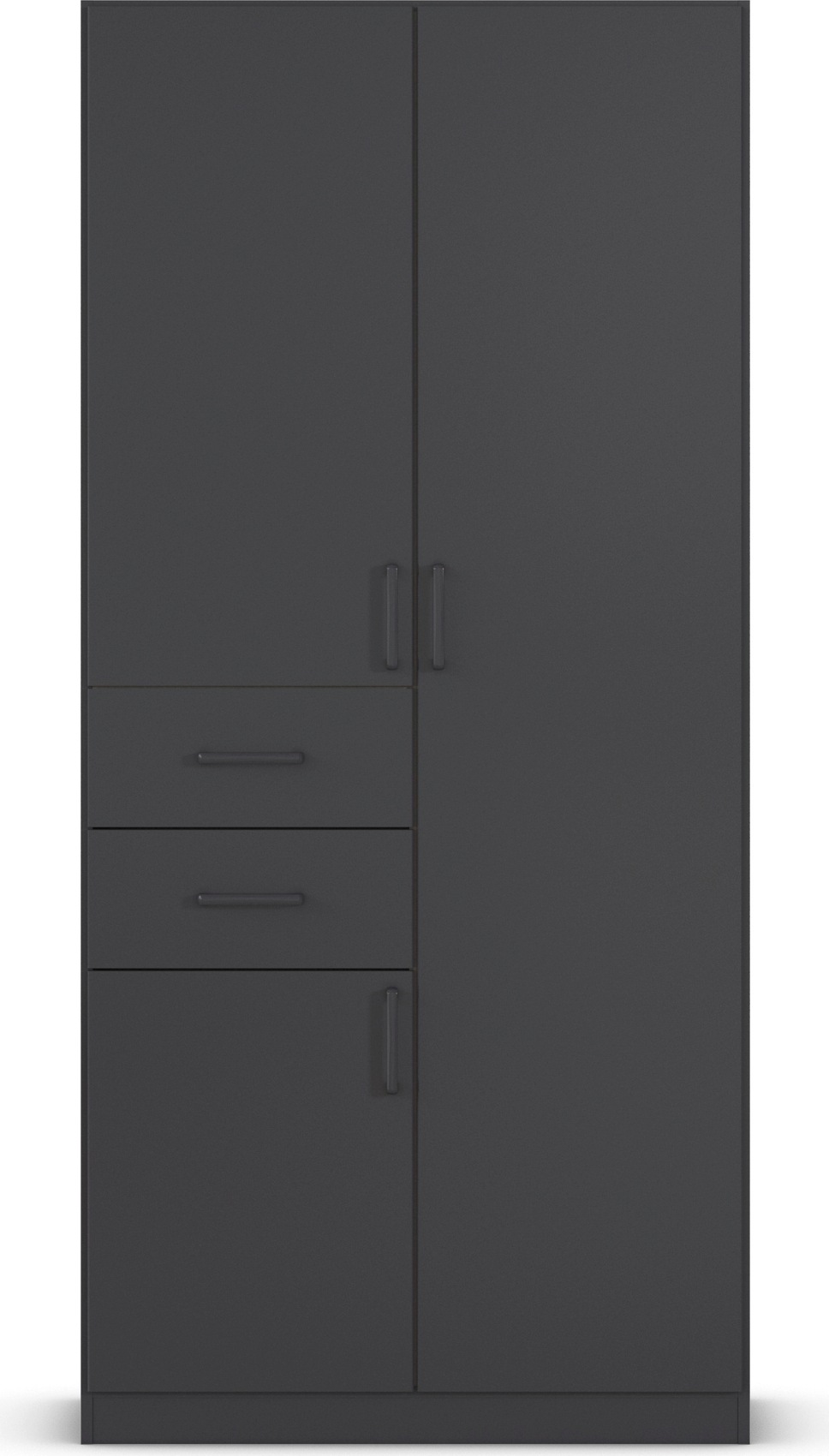 rauch Drehtürenschrank »Kleiderschrank Schrank Garderobe MAIKA mit Dekor-Front« 2 Schubladen, in verschiedenen Breiten, Höhen, Farben, MADE IN GERMANY