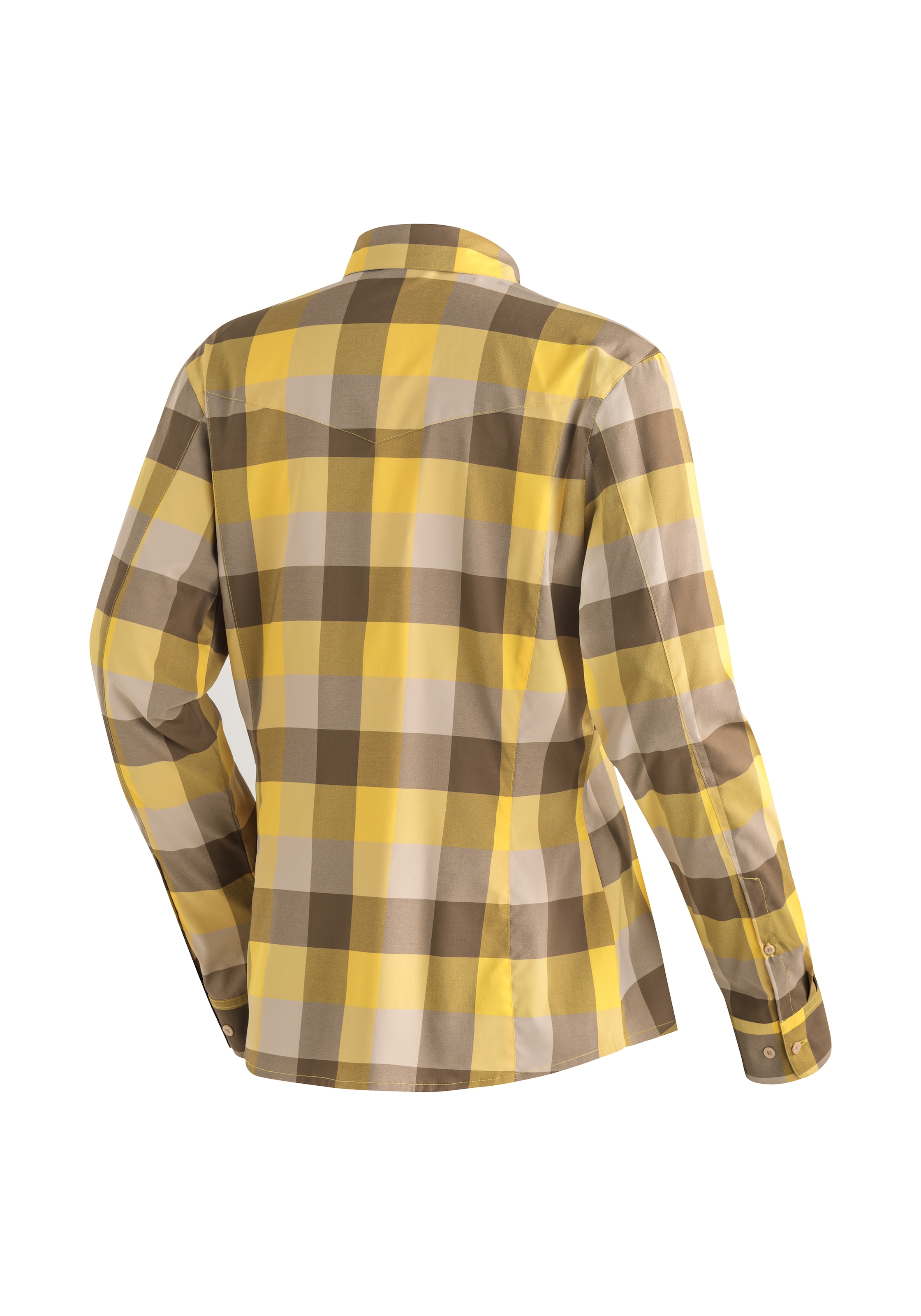 Maier Sports Outdoorbluse »Kendra L/S W«, Damen Langarmbluse, pflegeleichte Karobluse