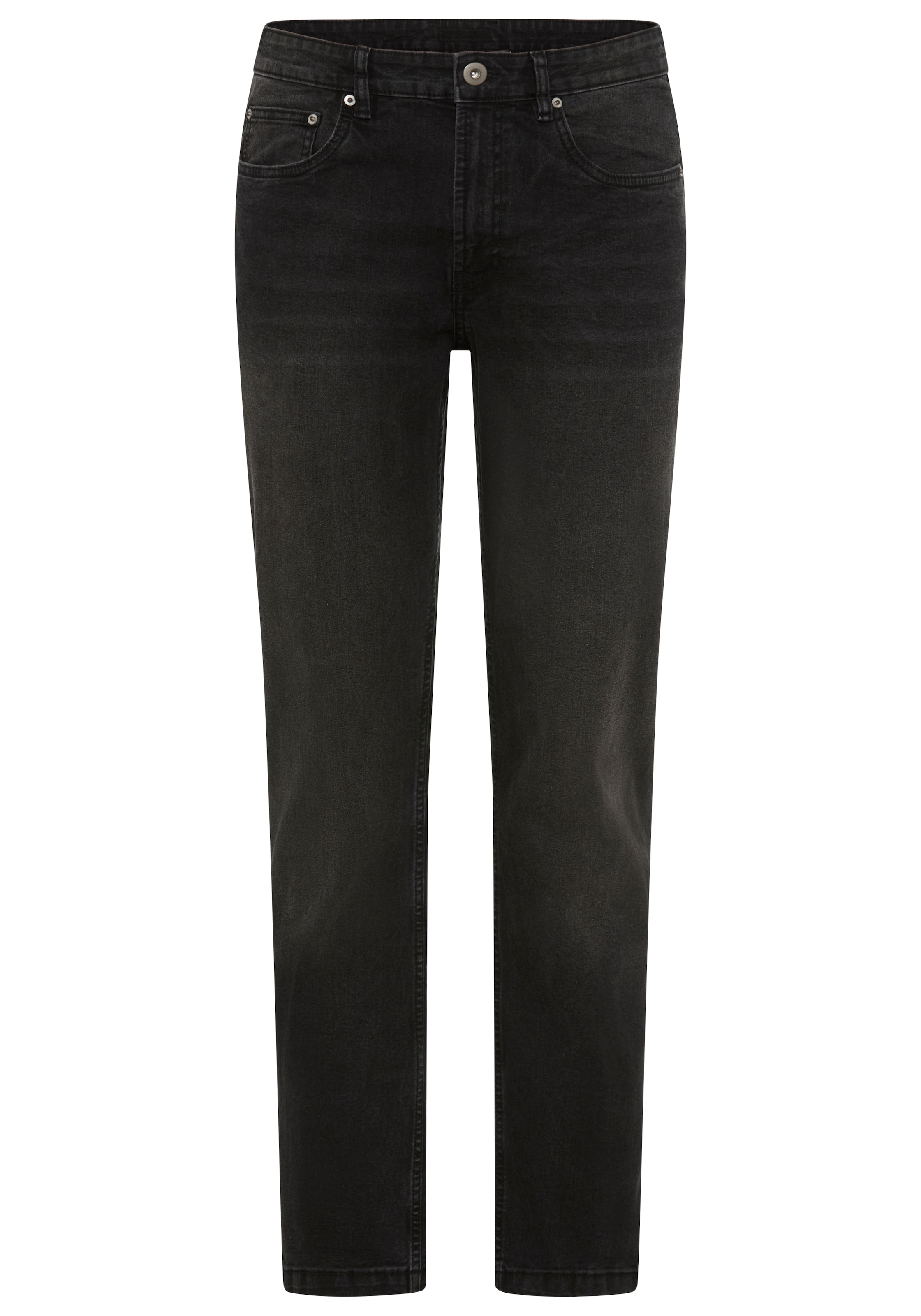 Arizona Straight-Jeans gerader Schnitt, normale Leibhöhe, mit Knopf- und Reißverschluss