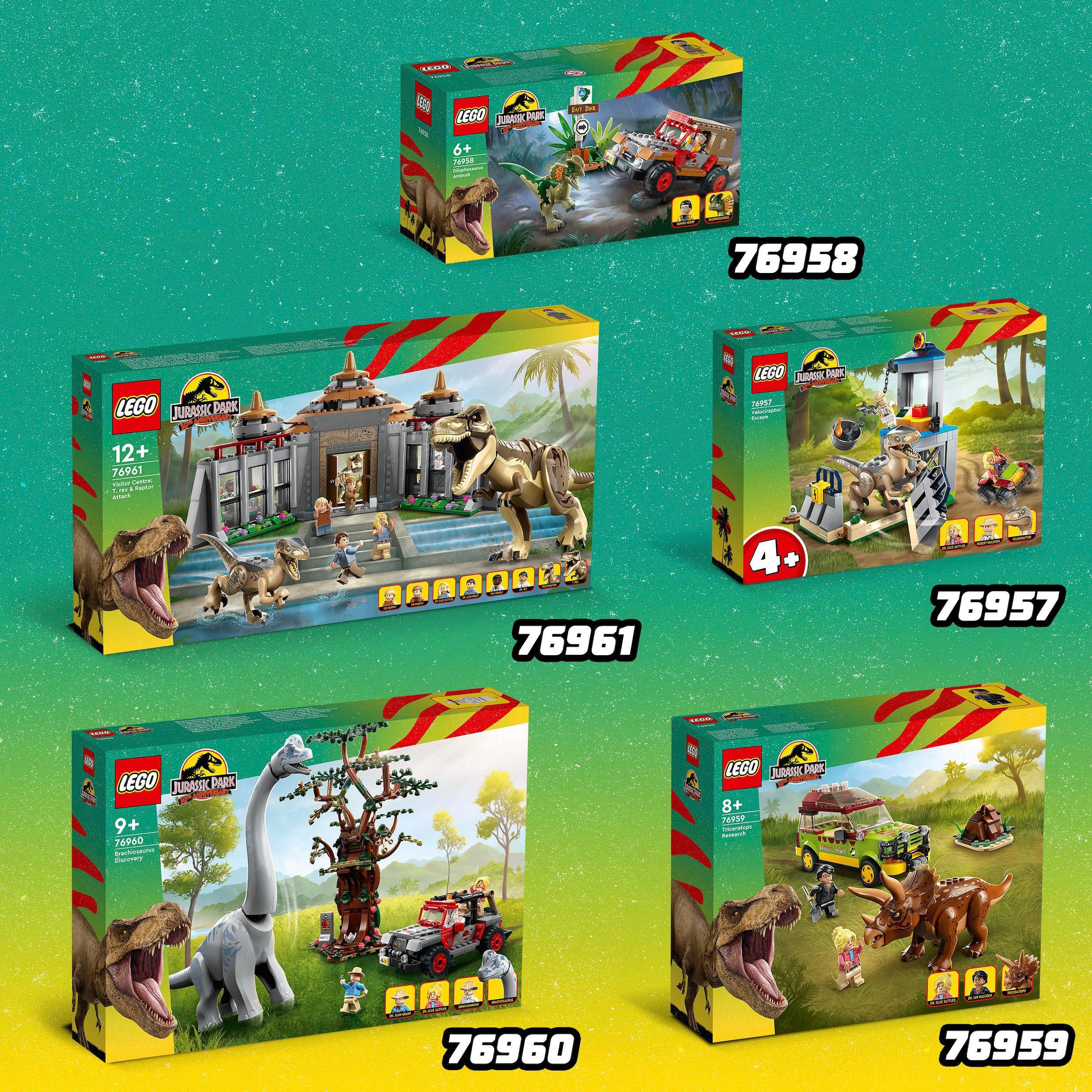 LEGO® Konstruktionsspielsteine »Flucht des Velociraptors (76957), LEGO® Jurassic Park«, (137 St.), Made in Europe