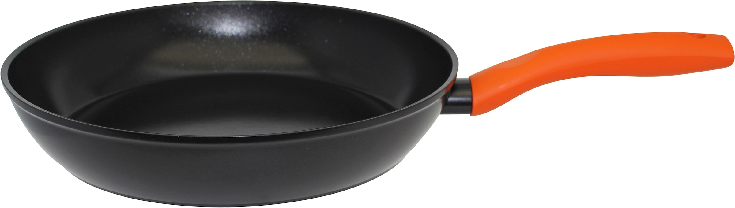 Elo Basic Schmorpfanne »Colorio mit farbigem Protektor« Aluminium Set, Pfanne inkl. Pfannenschoner, 2 tlg. Soft-Touch-Griff mit Flammenschutz