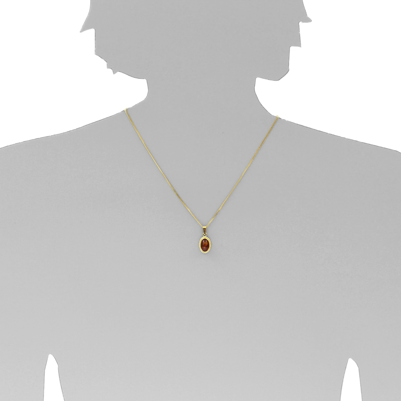 OSTSEE-SCHMUCK Kettenanhänger »- Julie - Gold 333/000 - Bernstein«