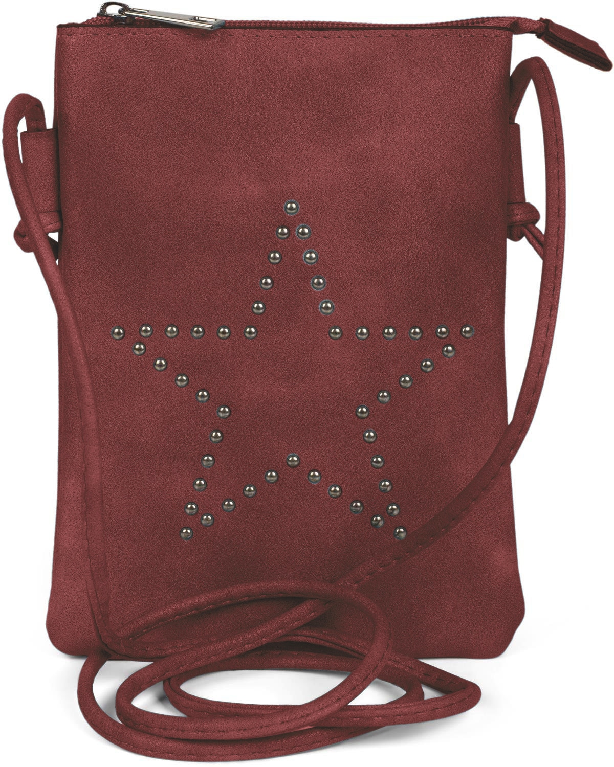 styleBREAKER Mini Bag »Mini Umhängetasche mit Nieten Stern«