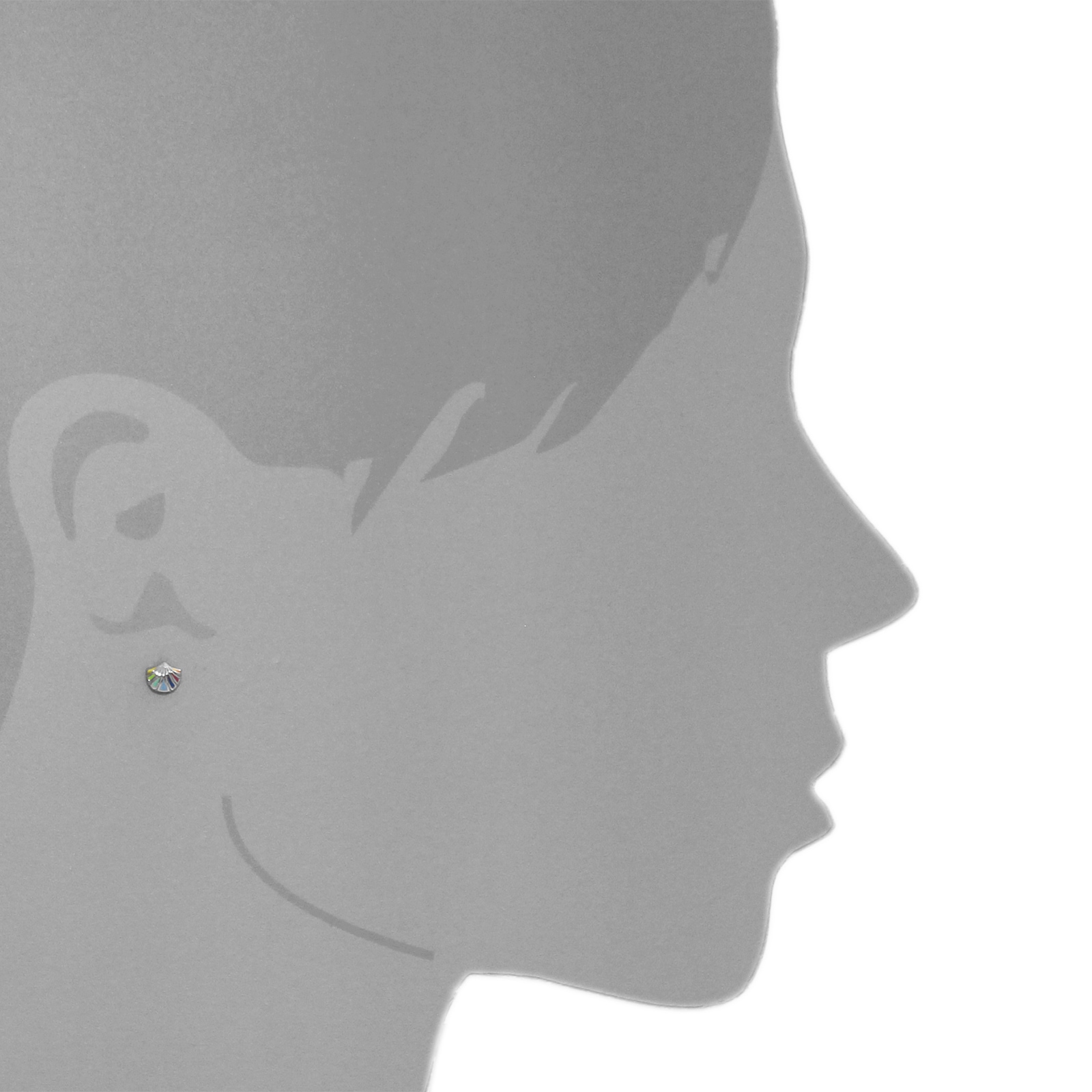 OSTSEE-SCHMUCK Paar Ohrstecker »- Blüte - Silber 925/000 -,«