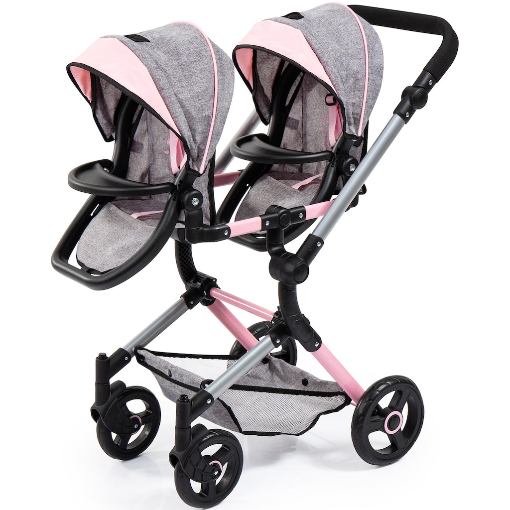 Bayer Puppen-Zwillingsbuggy »Twin Neo, grau«